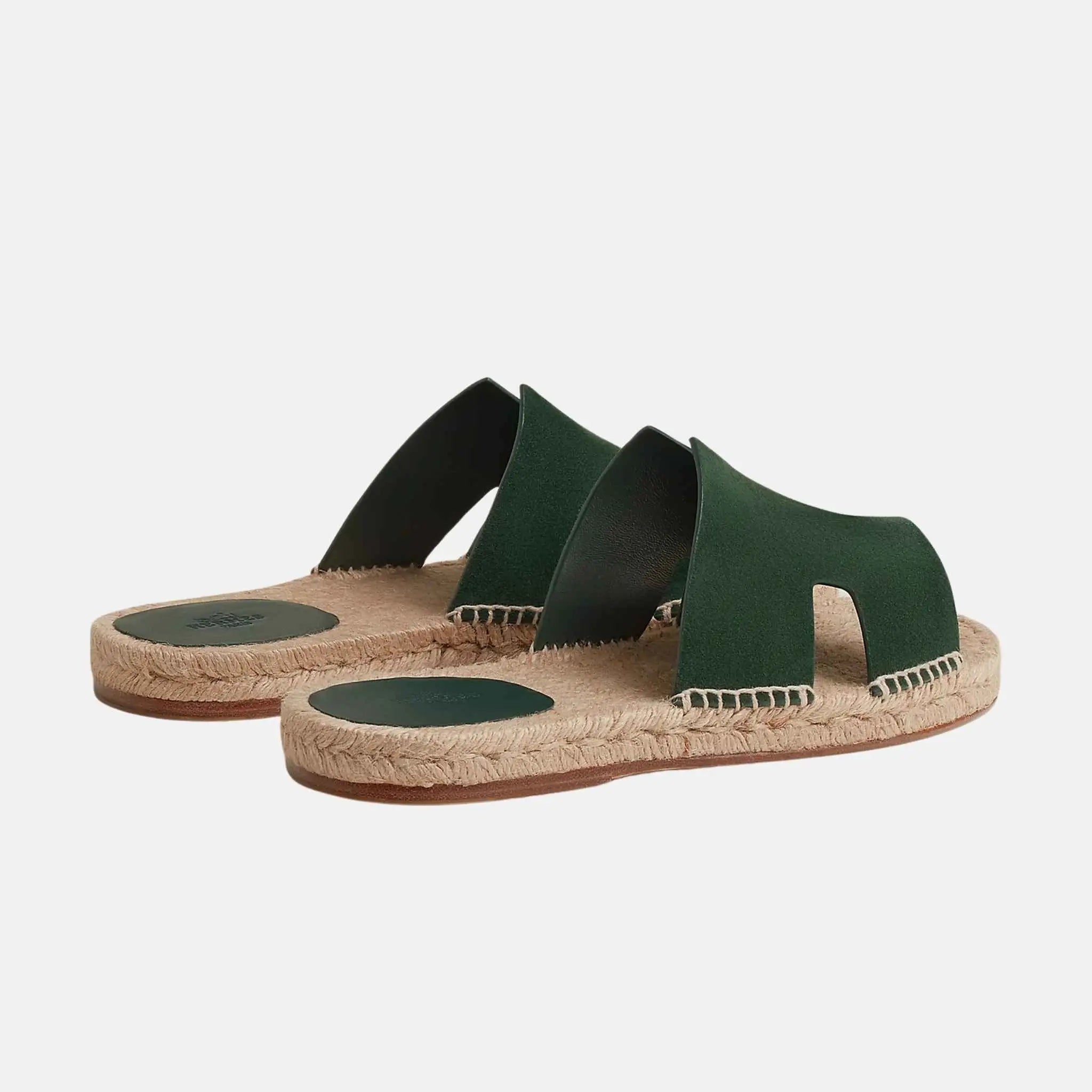 Antigua Espadrille In Suede Goatskin