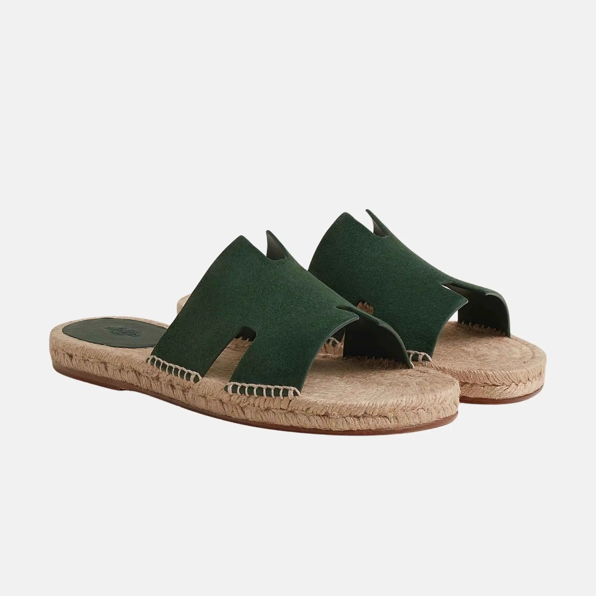 Antigua Espadrille In Suede Goatskin