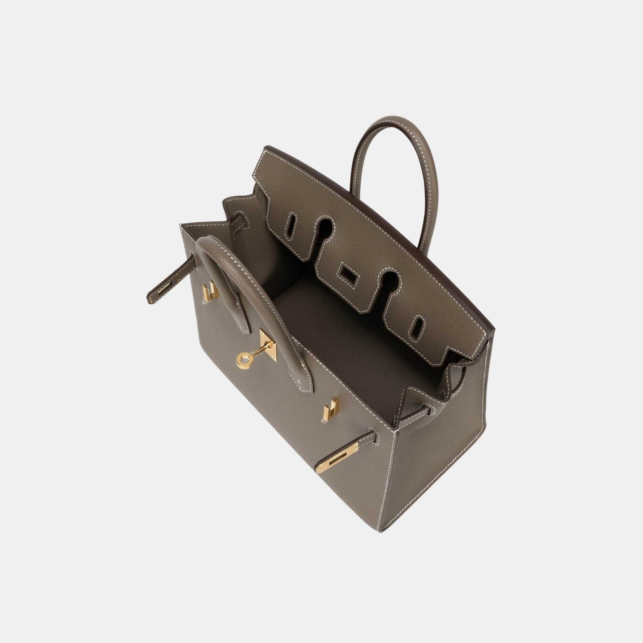 Birkin 25 Epsom Etoupe GHW