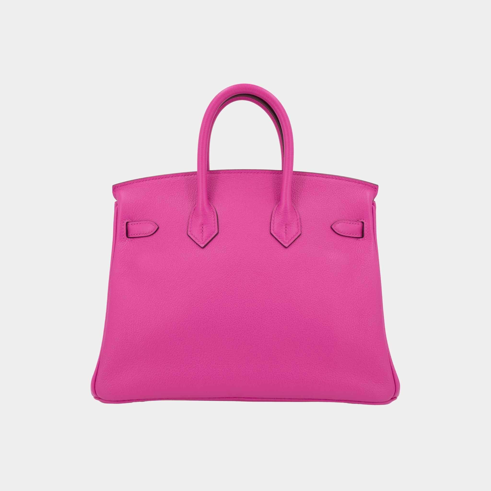 Birkin 25 Verso Taurillion Novillo Magnolia/Capucine PHW