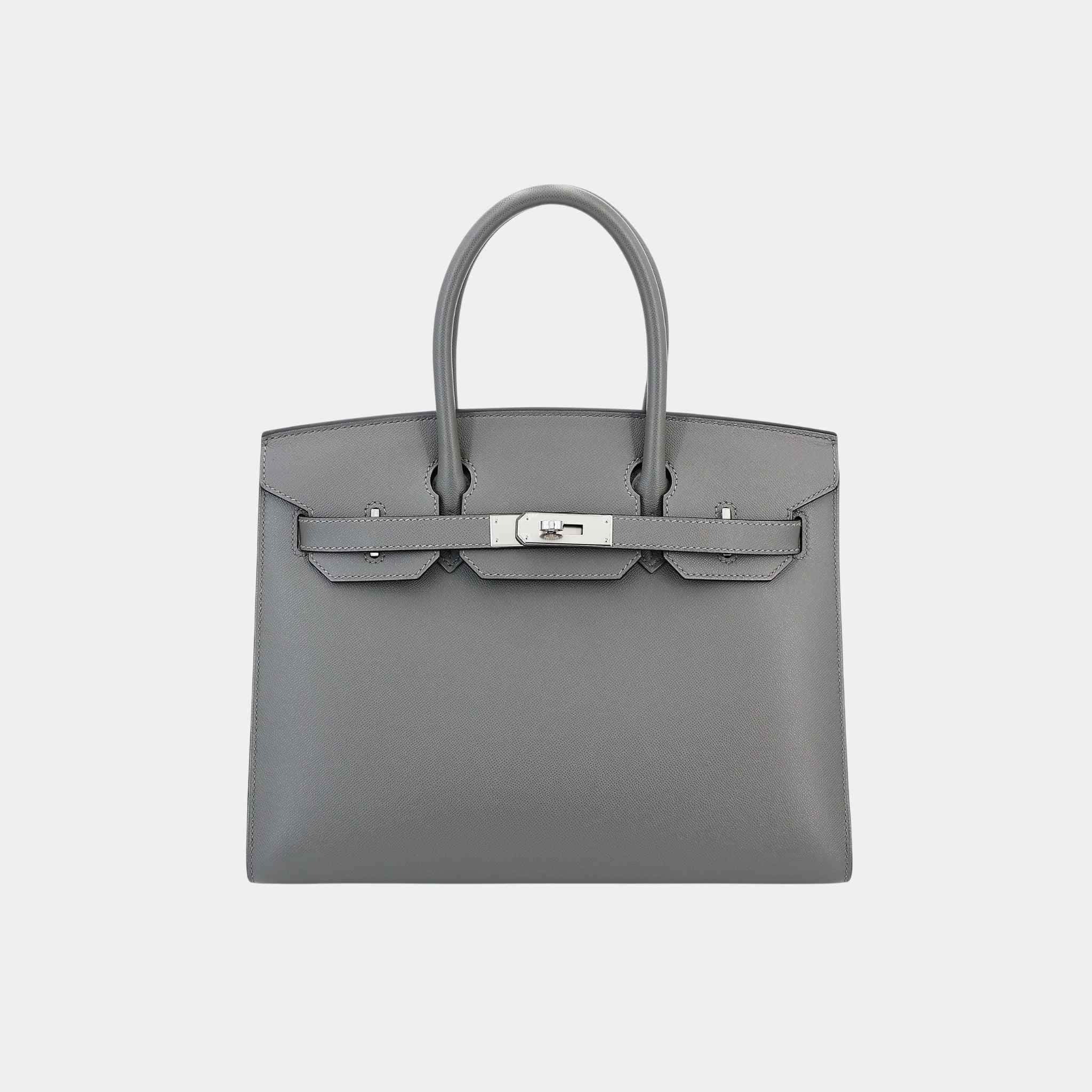 Birkin 30 Sellier Madame Gris Meyer PHW