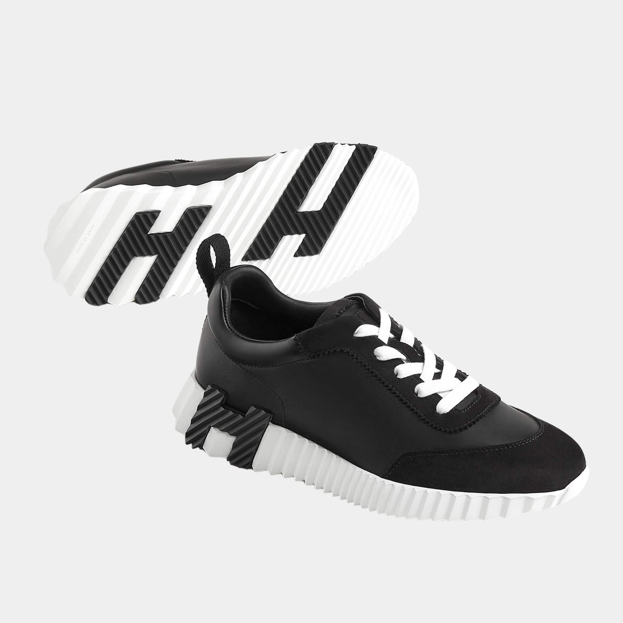 Bouncing Sneaker Calfskin and Suede Women