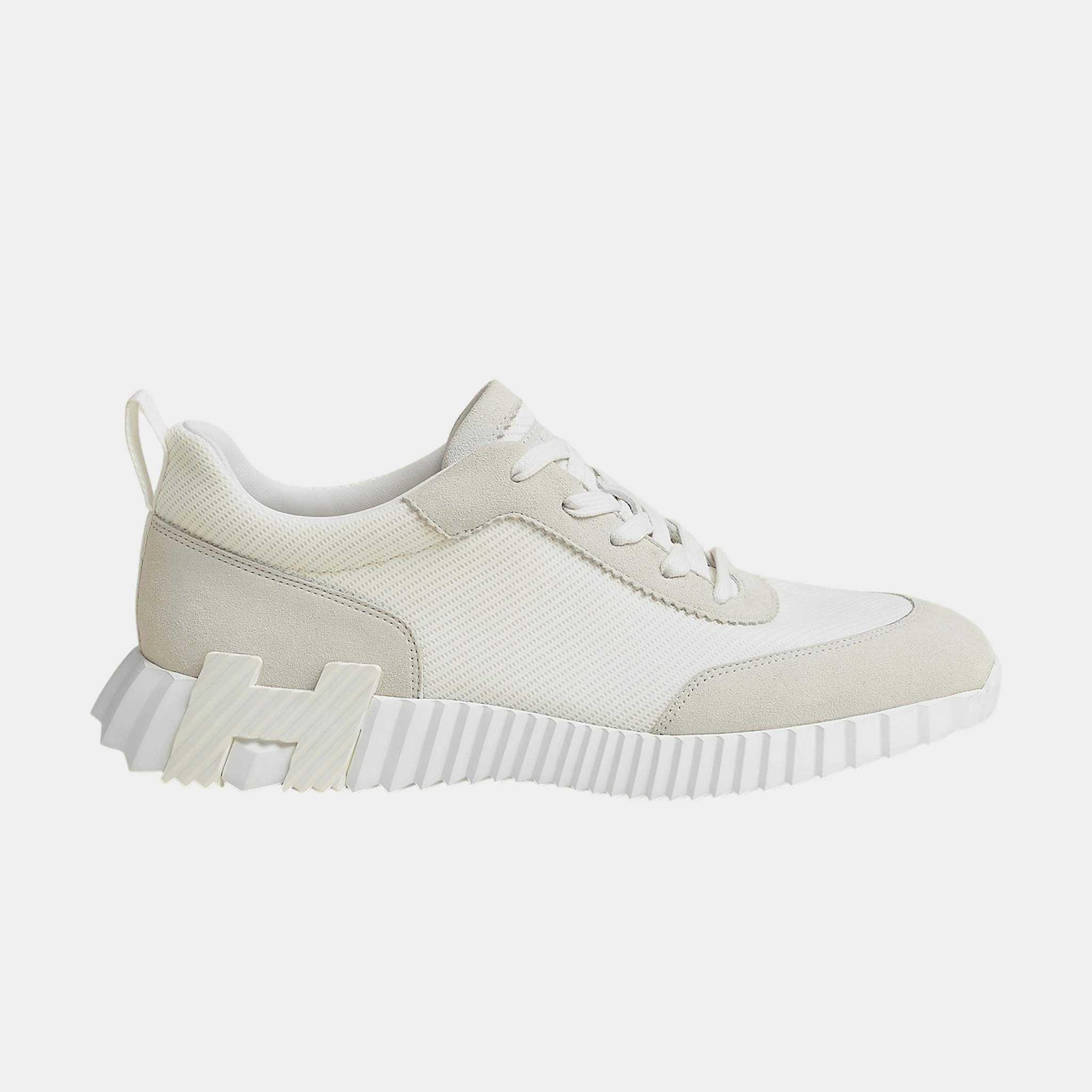 Bouncing Sneaker in Technical Mesh and Suede Men