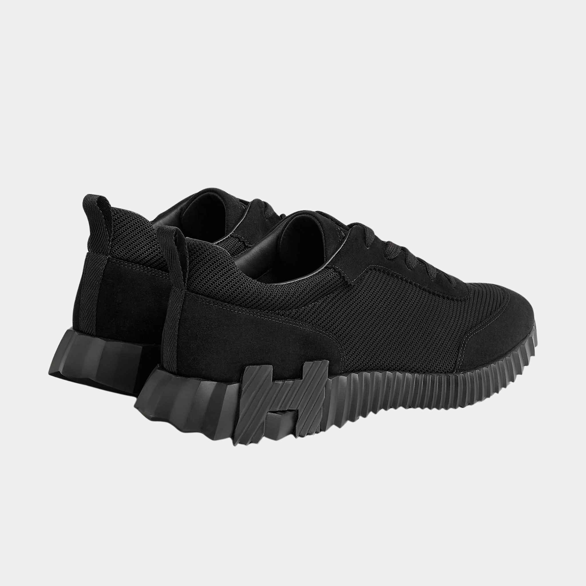 Bouncing Sneaker in Technical Mesh and Suede Men