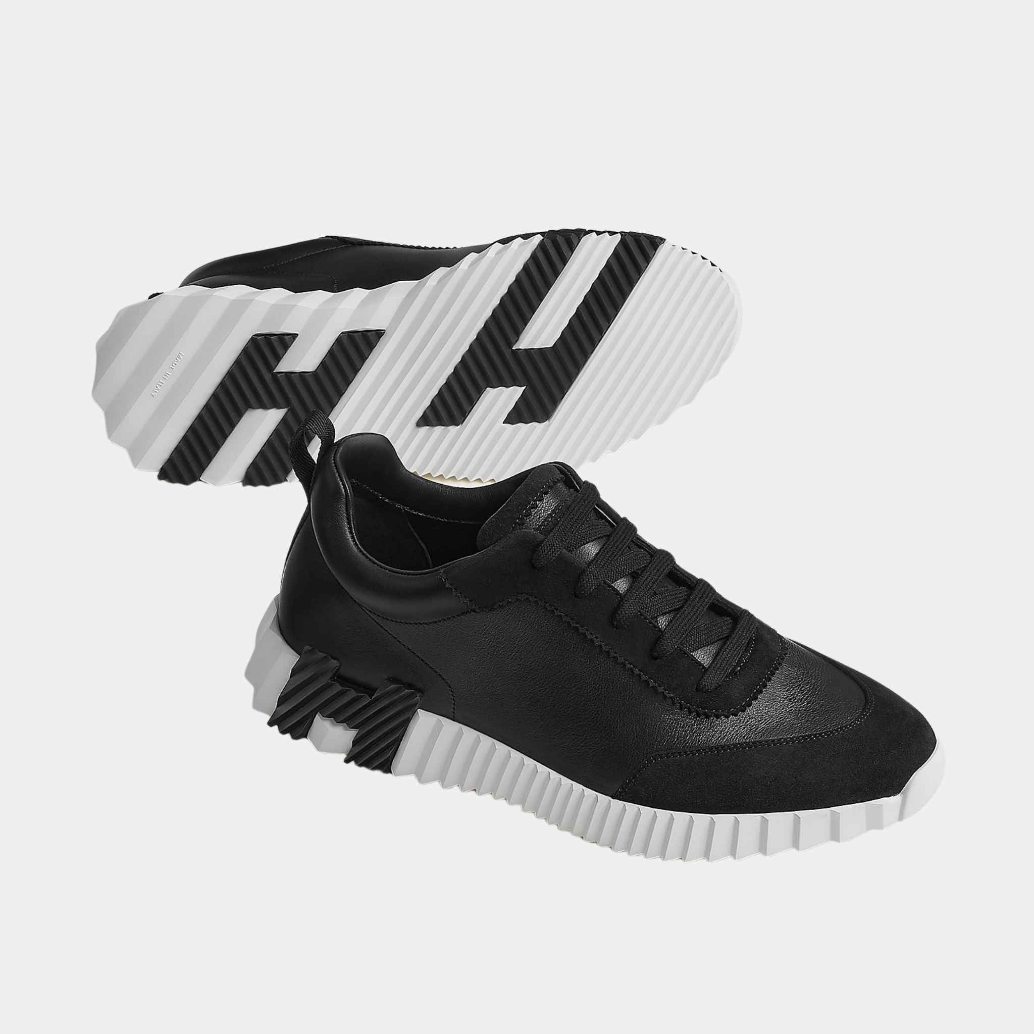 Bouncing Sneaker Suede Toe Cap Calfskin Men