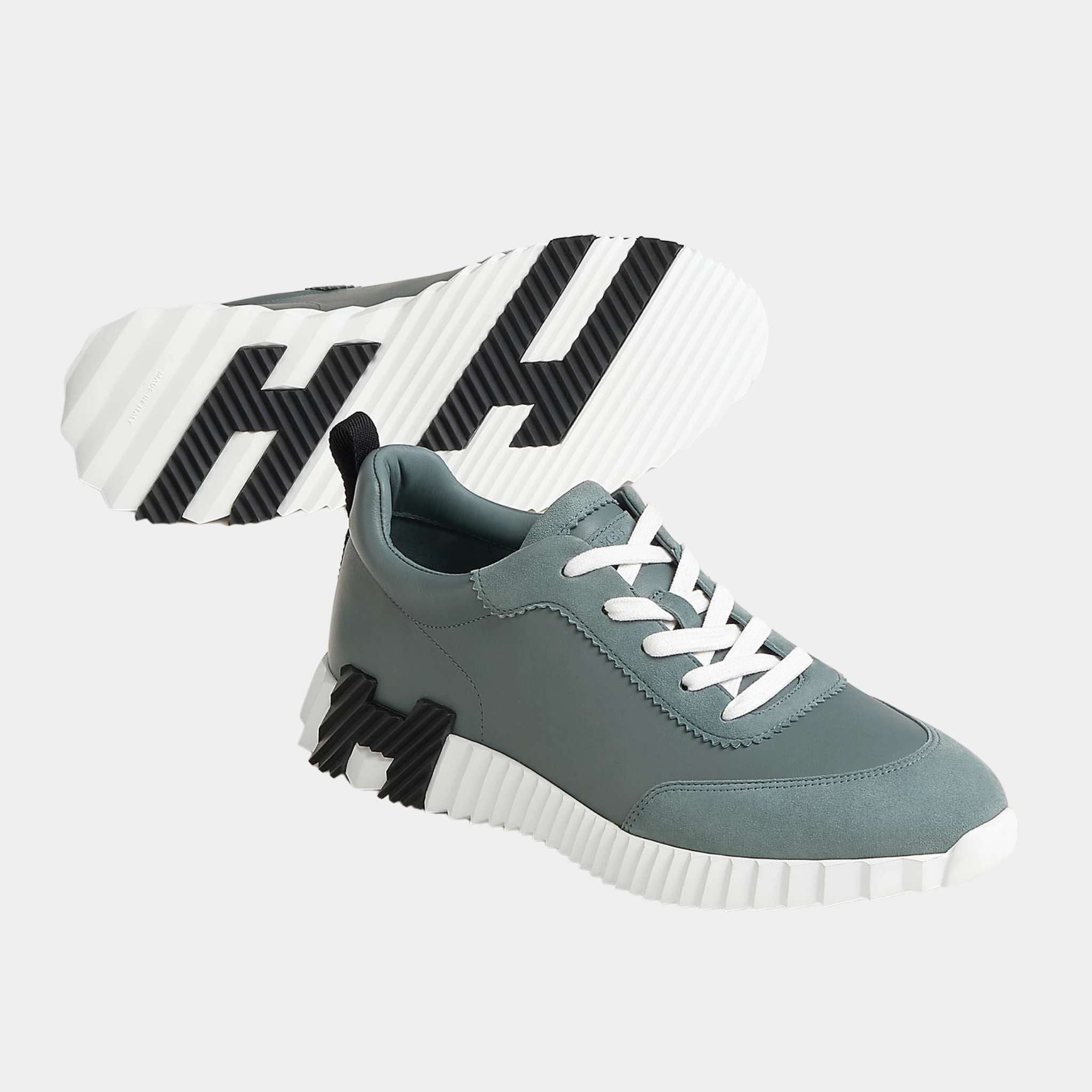 Bouncing Sneaker Suede Toe Cap Calfskin Men