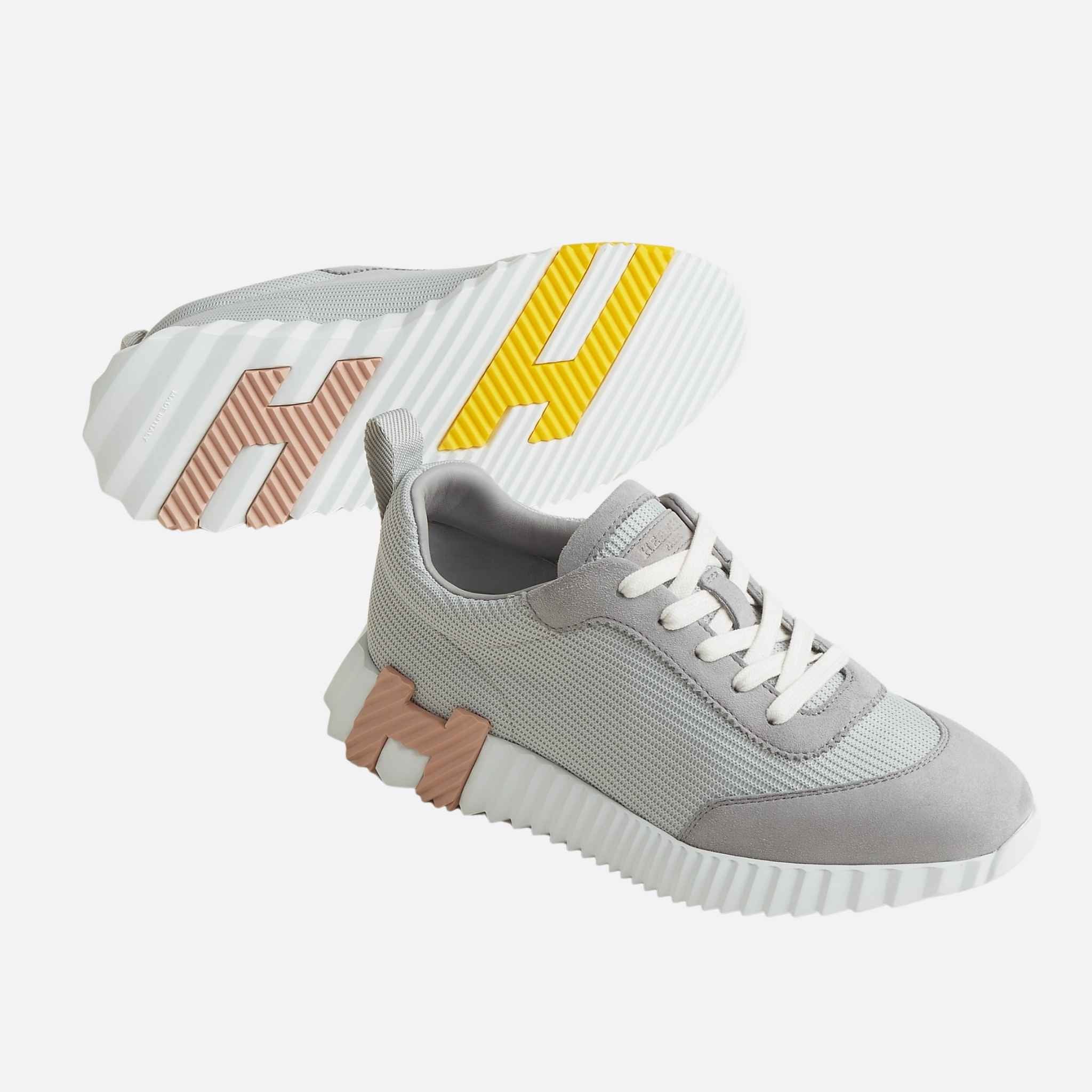 Bouncing Sneaker Technical Mesh Suede Women