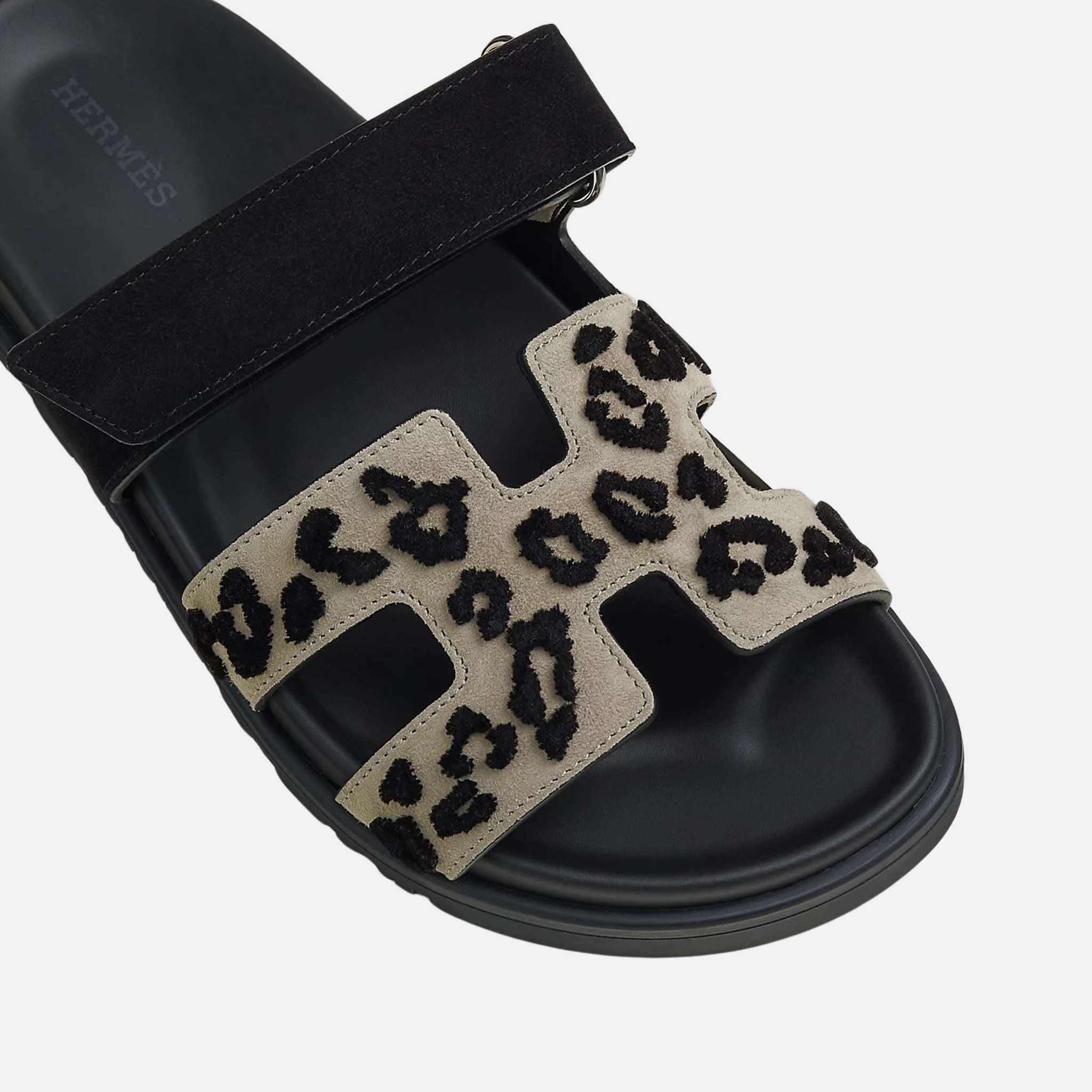 Chypre Sandal Tufted Suede Goatskin Women