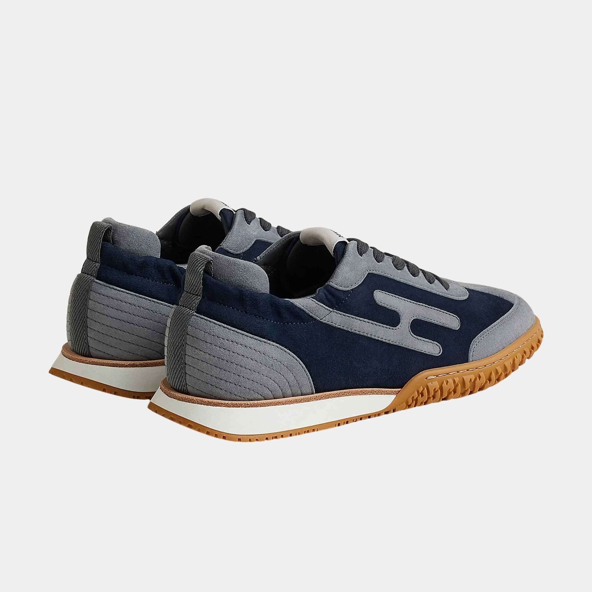 Jet Sneaker in Suede Goatskin