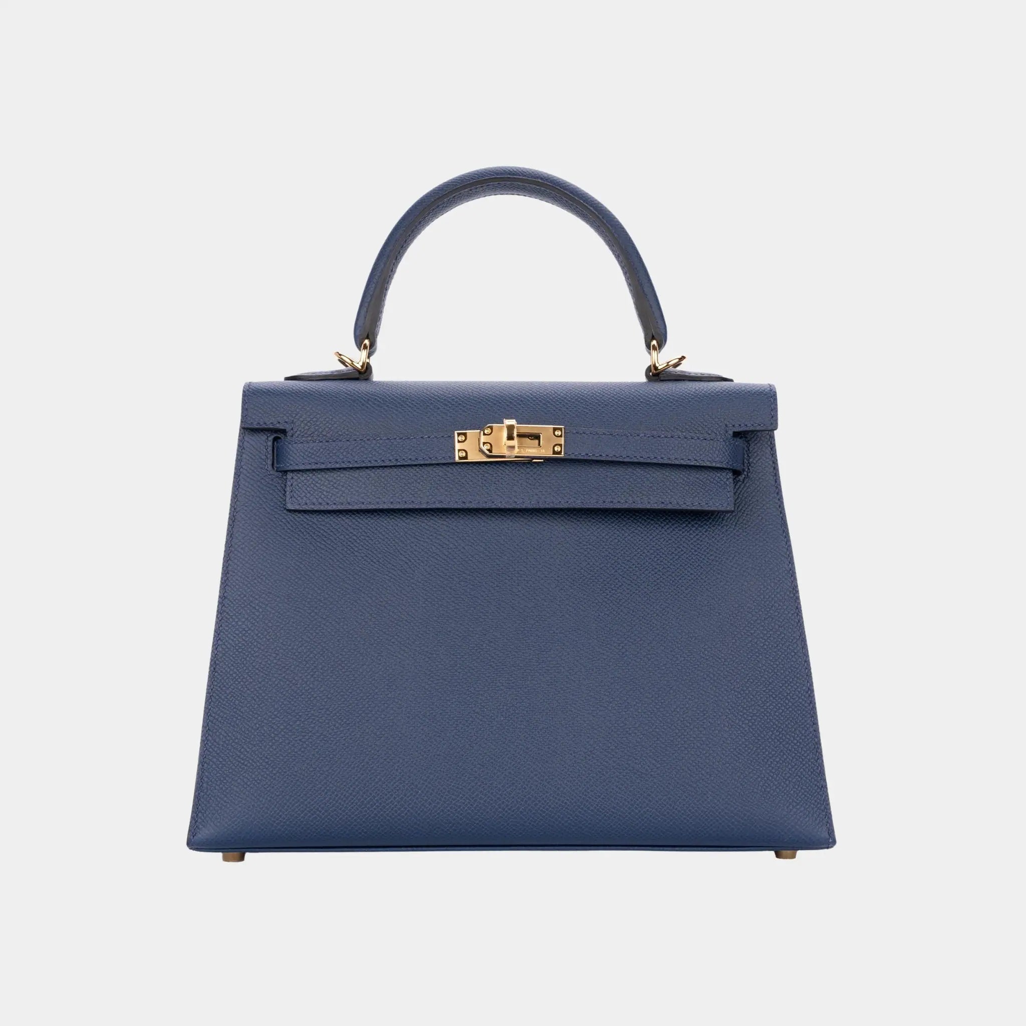 Kelly 25 Epsom Bleu Navy GHW