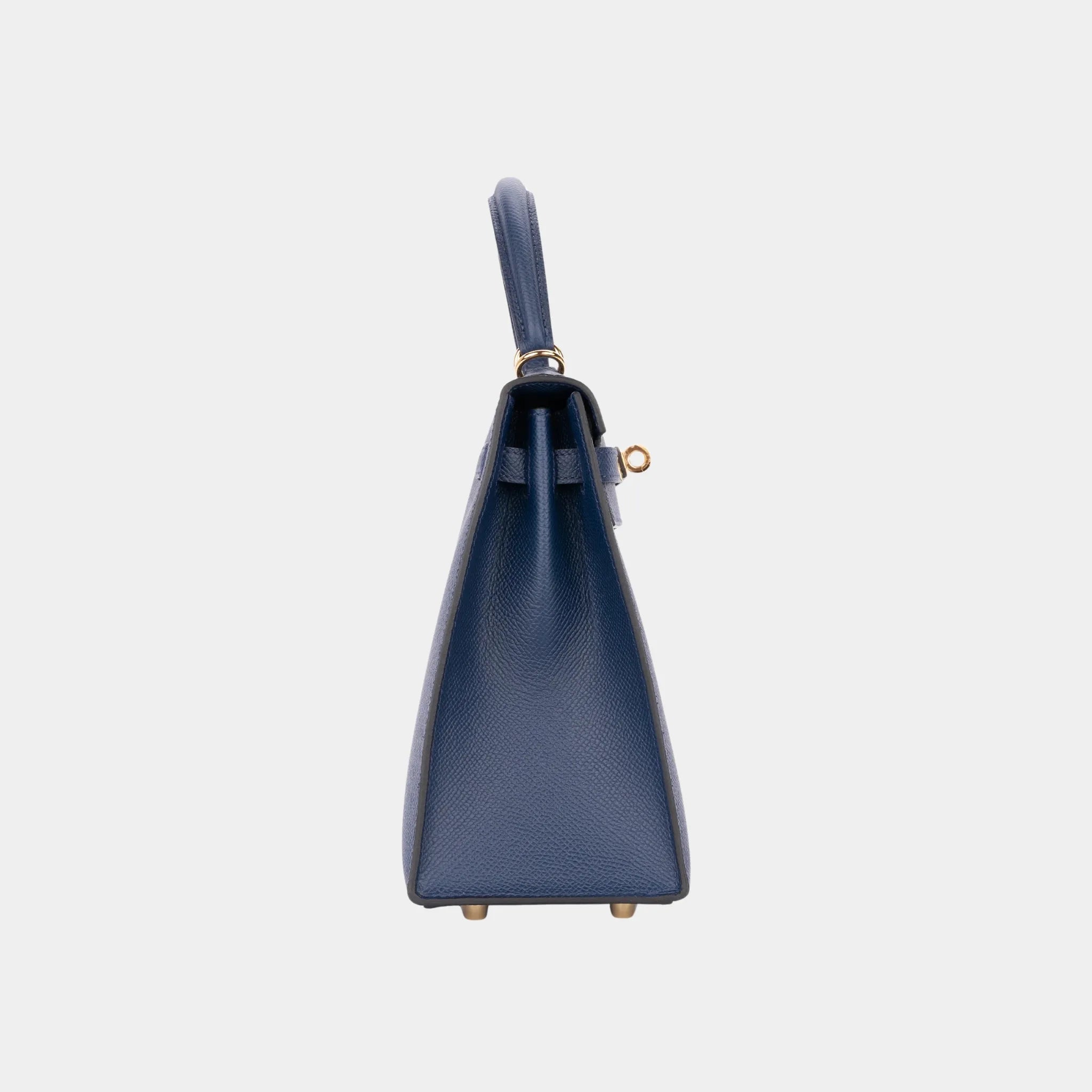 Kelly 25 Epsom Bleu Navy GHW