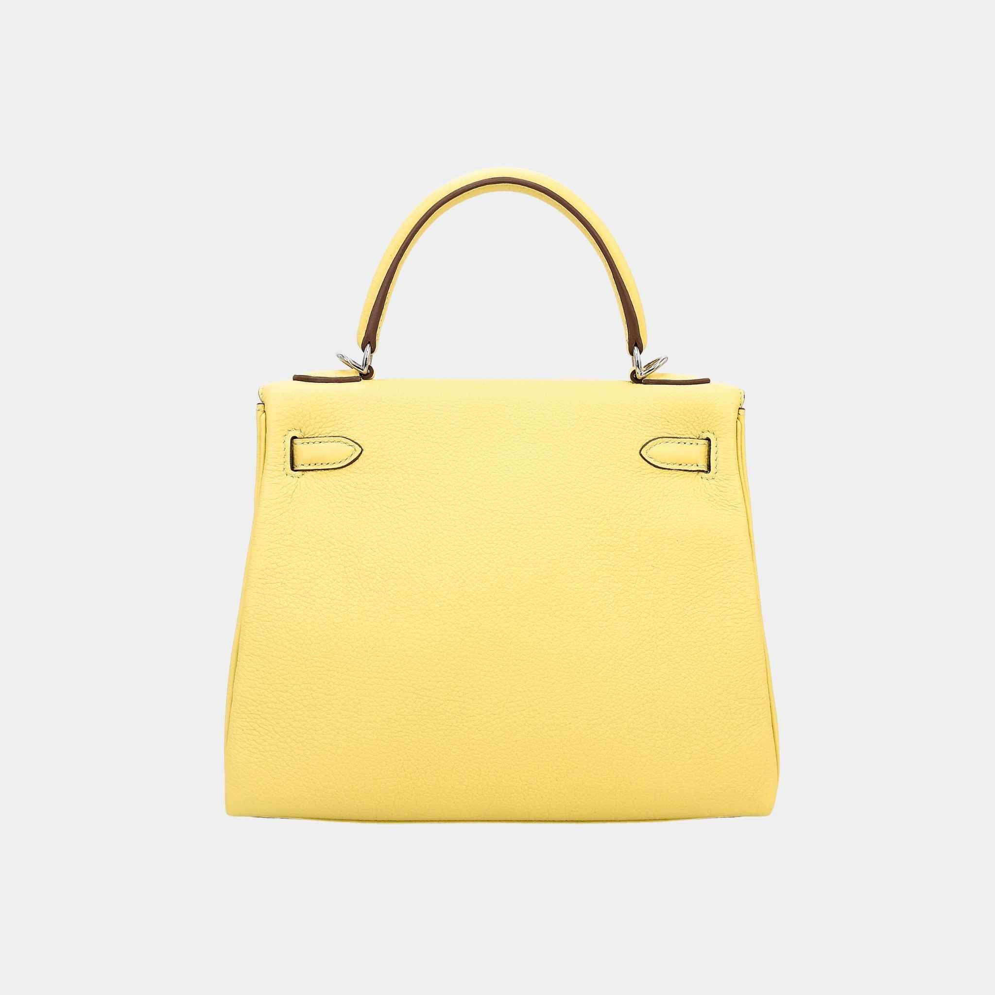 Kelly 25 Togo Jaune Poussin PHW
