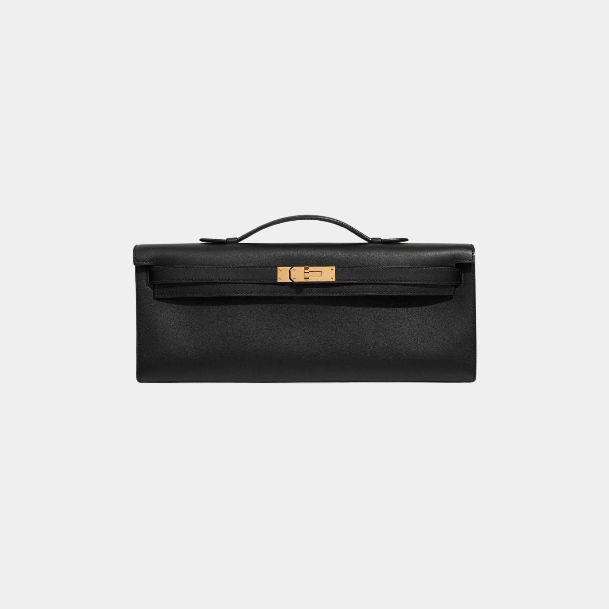 Kelly Cut Clutch Swift Black