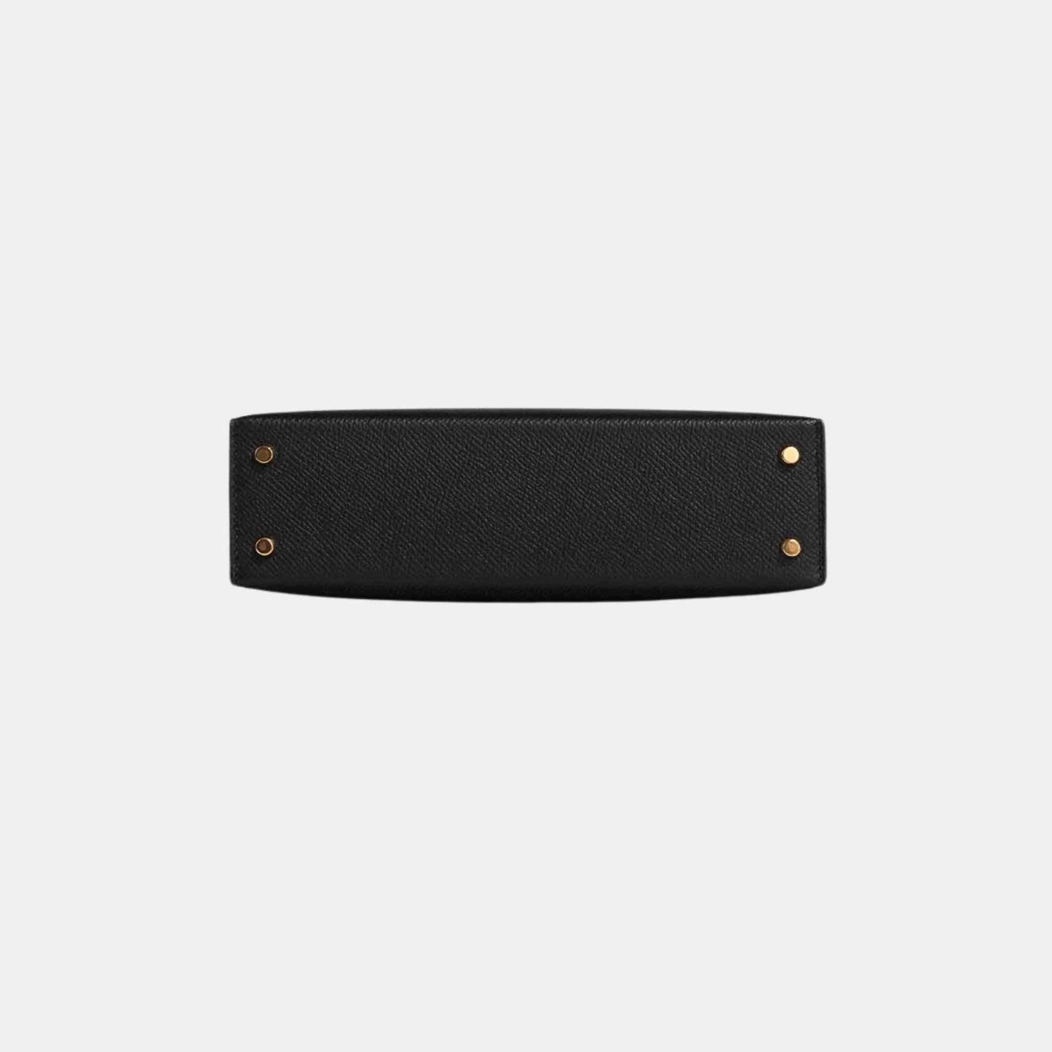 Kelly Mini Epsom Black GHW