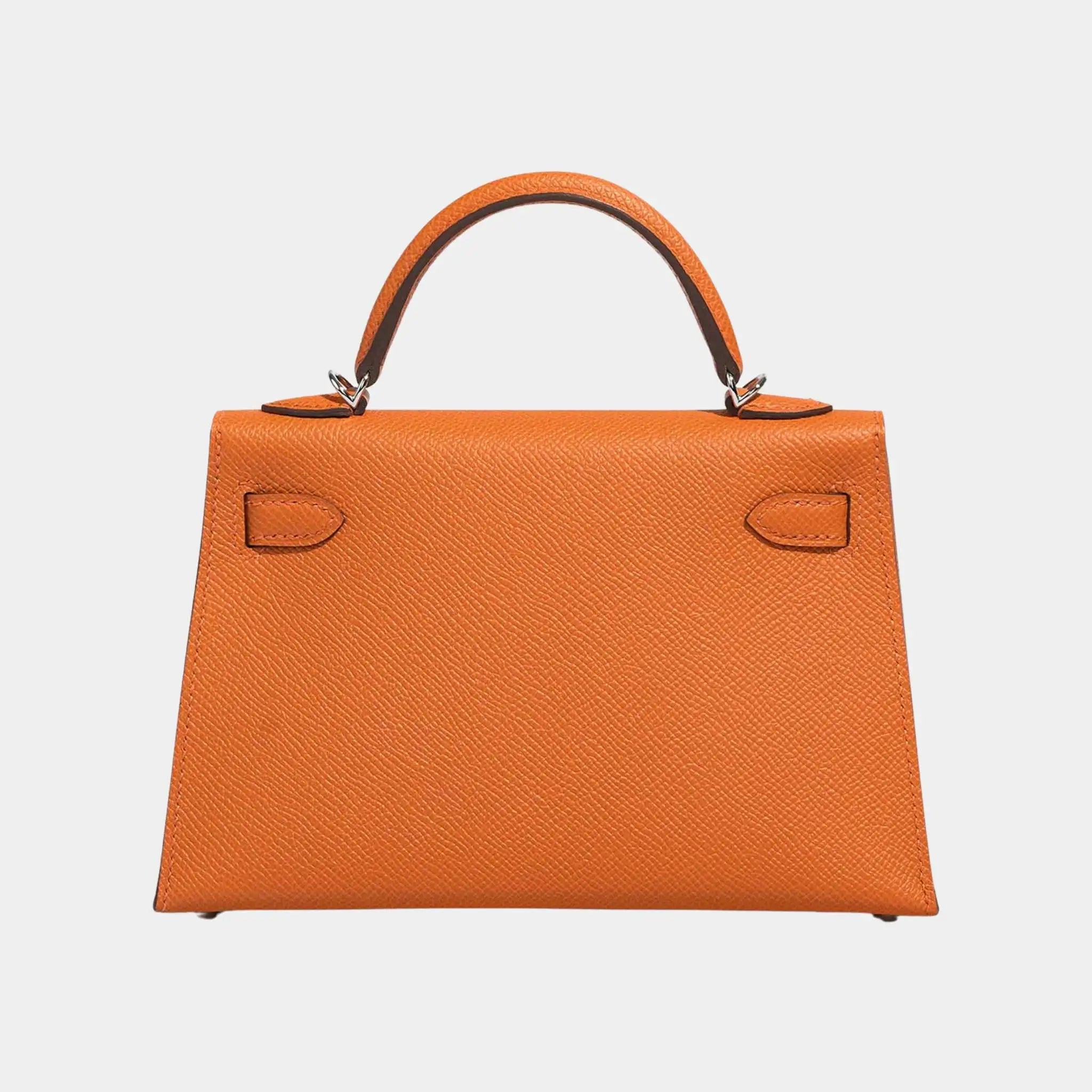 Kelly Mini Epsom Orange H