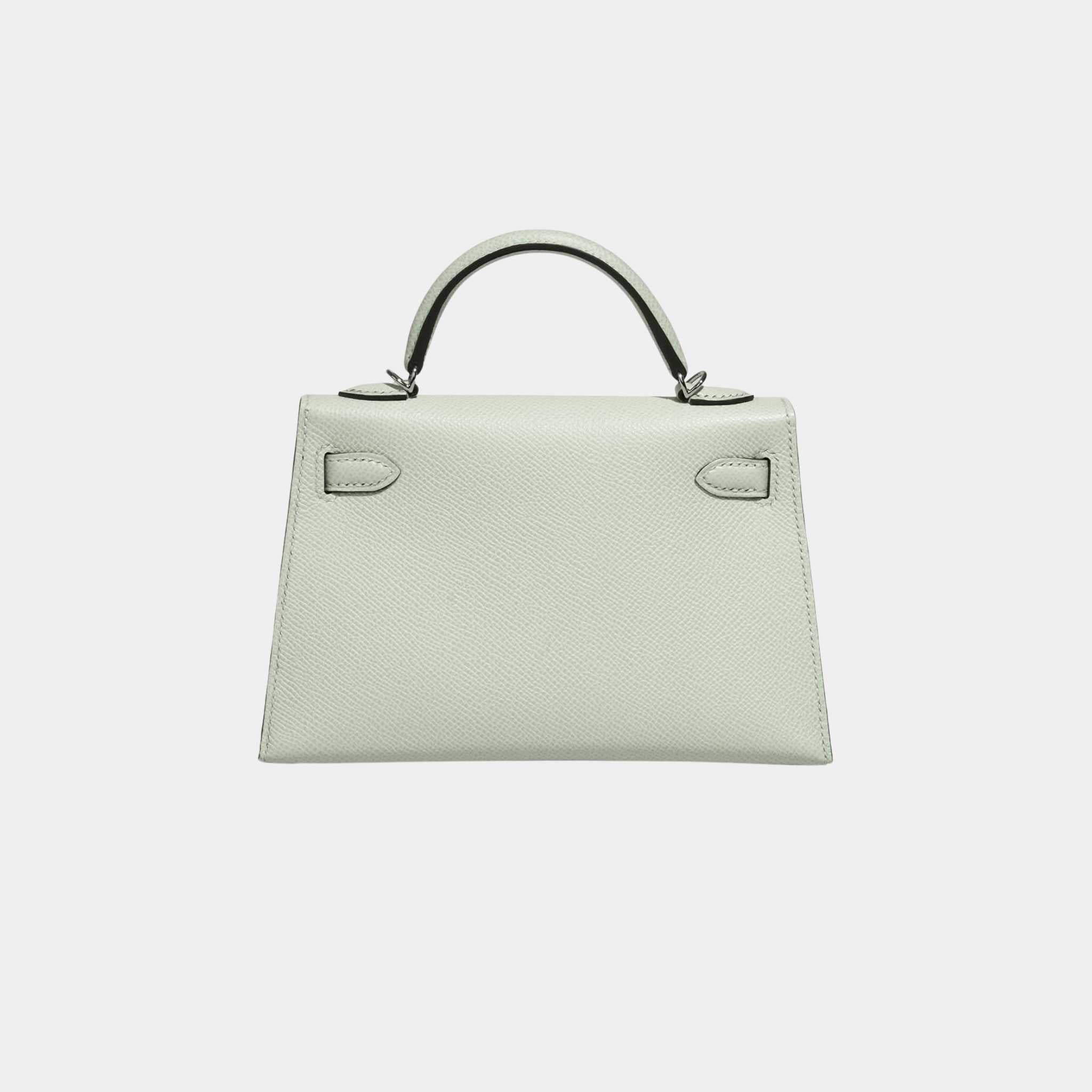 Kelly Mini Epsom Vert Fizz PHW