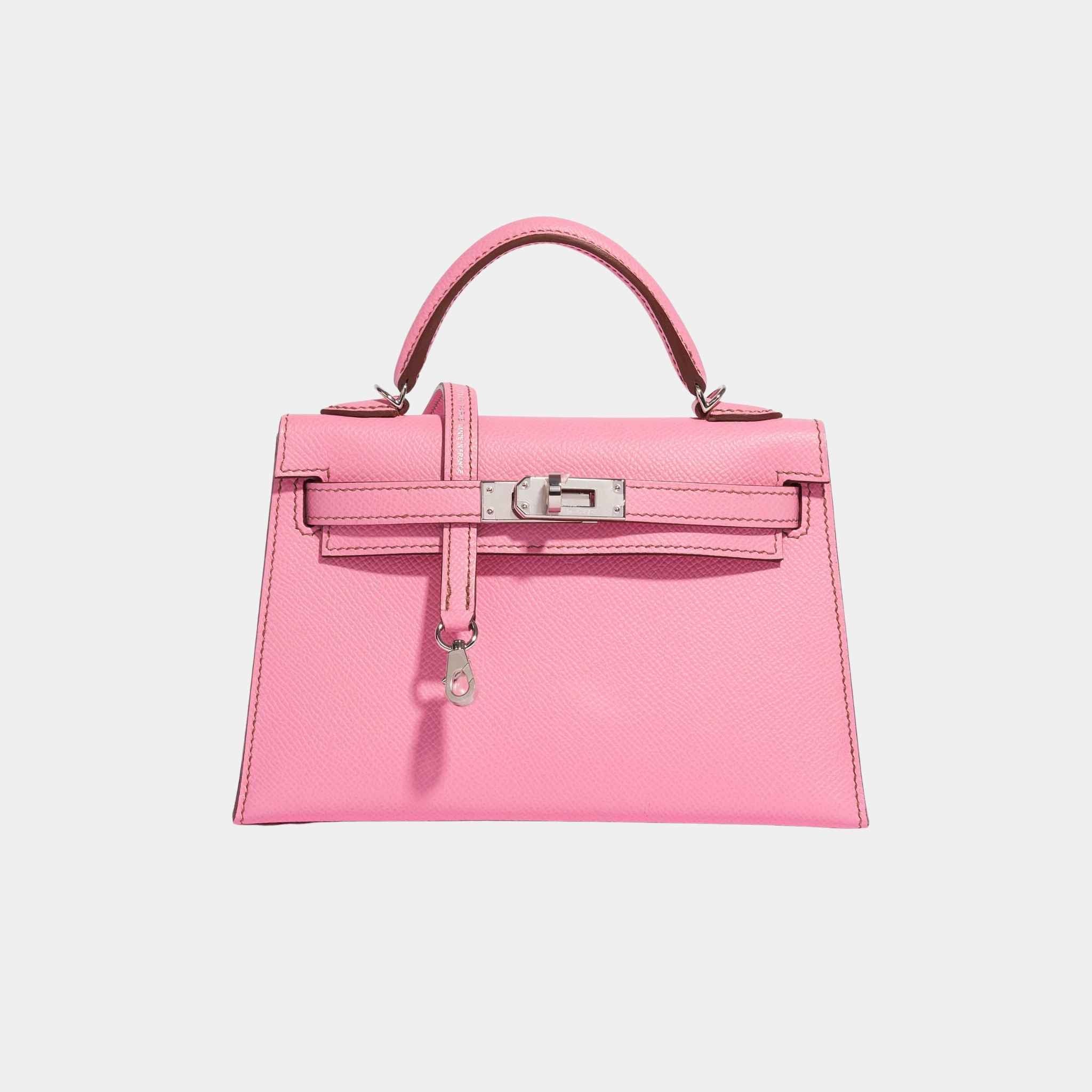 Kelly Mini Epsom 5P Bubblegum PHW