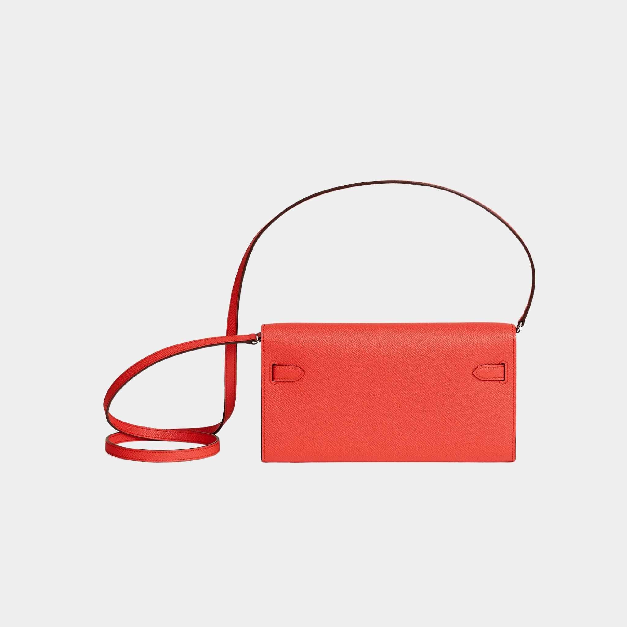 Kelly Wallet To Go Orange Field PHW
