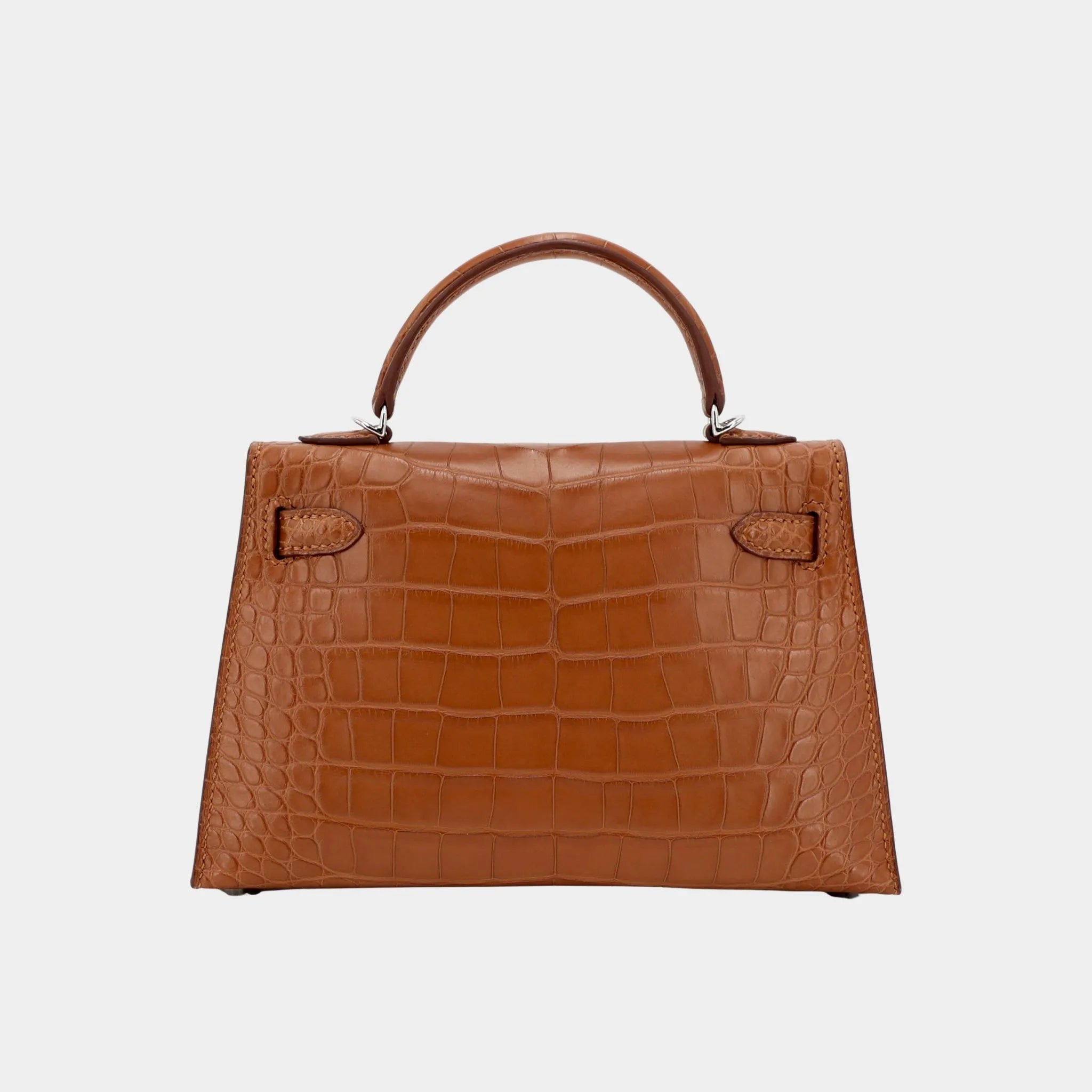 Mini Kelly Alligator Gold PHW