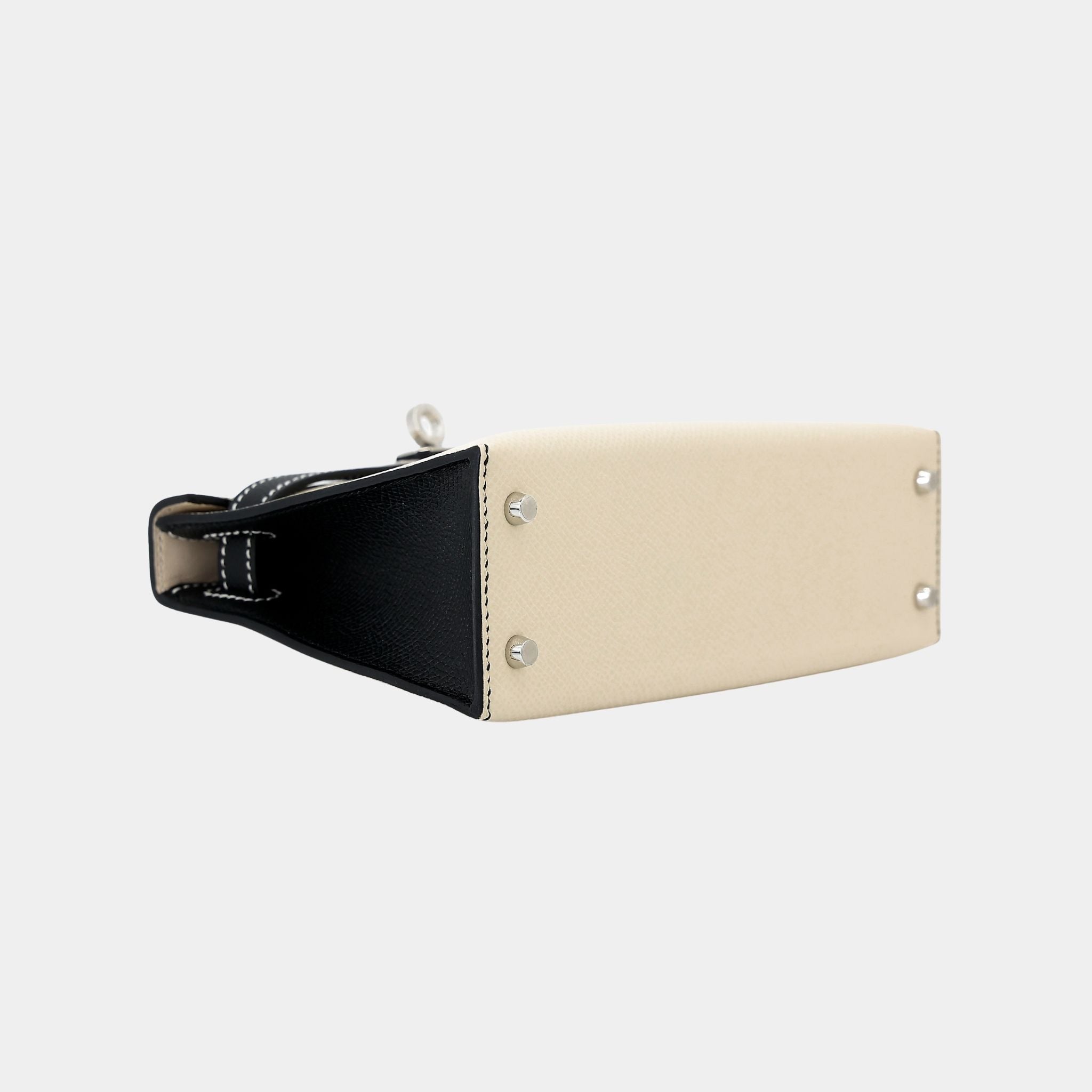 Mini Kelly II HSS Epsom Nata/Black PHW