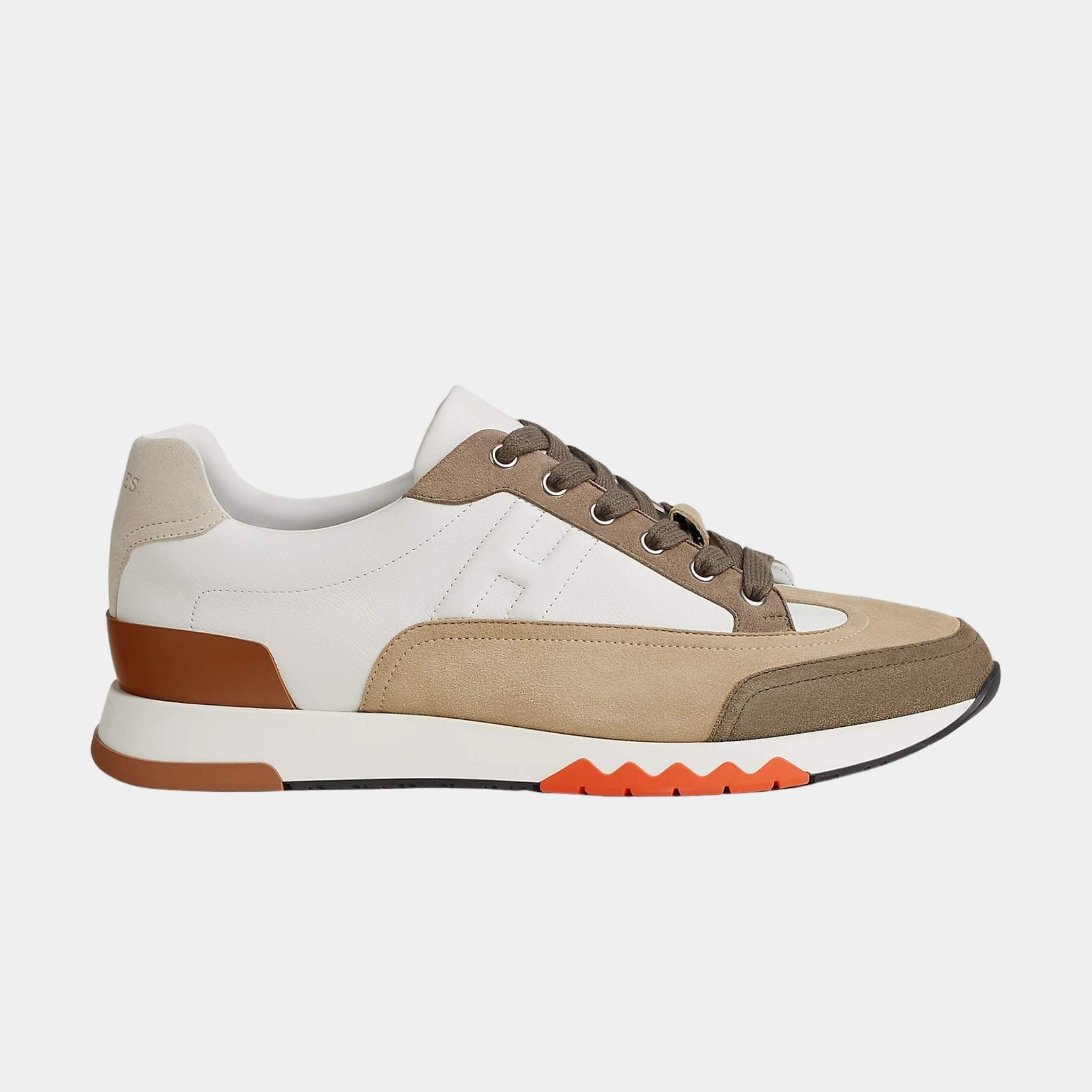 Trail Sneaker Multicolore Suede and Calfskin