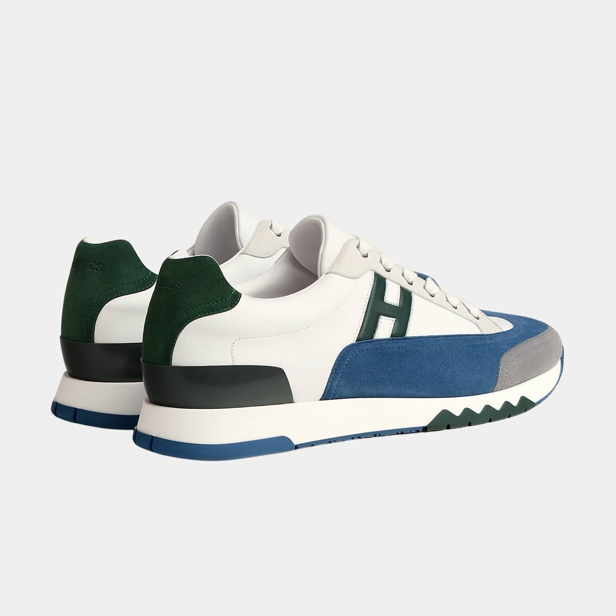 Trail Sneaker Multicolore Suede and Calfskin