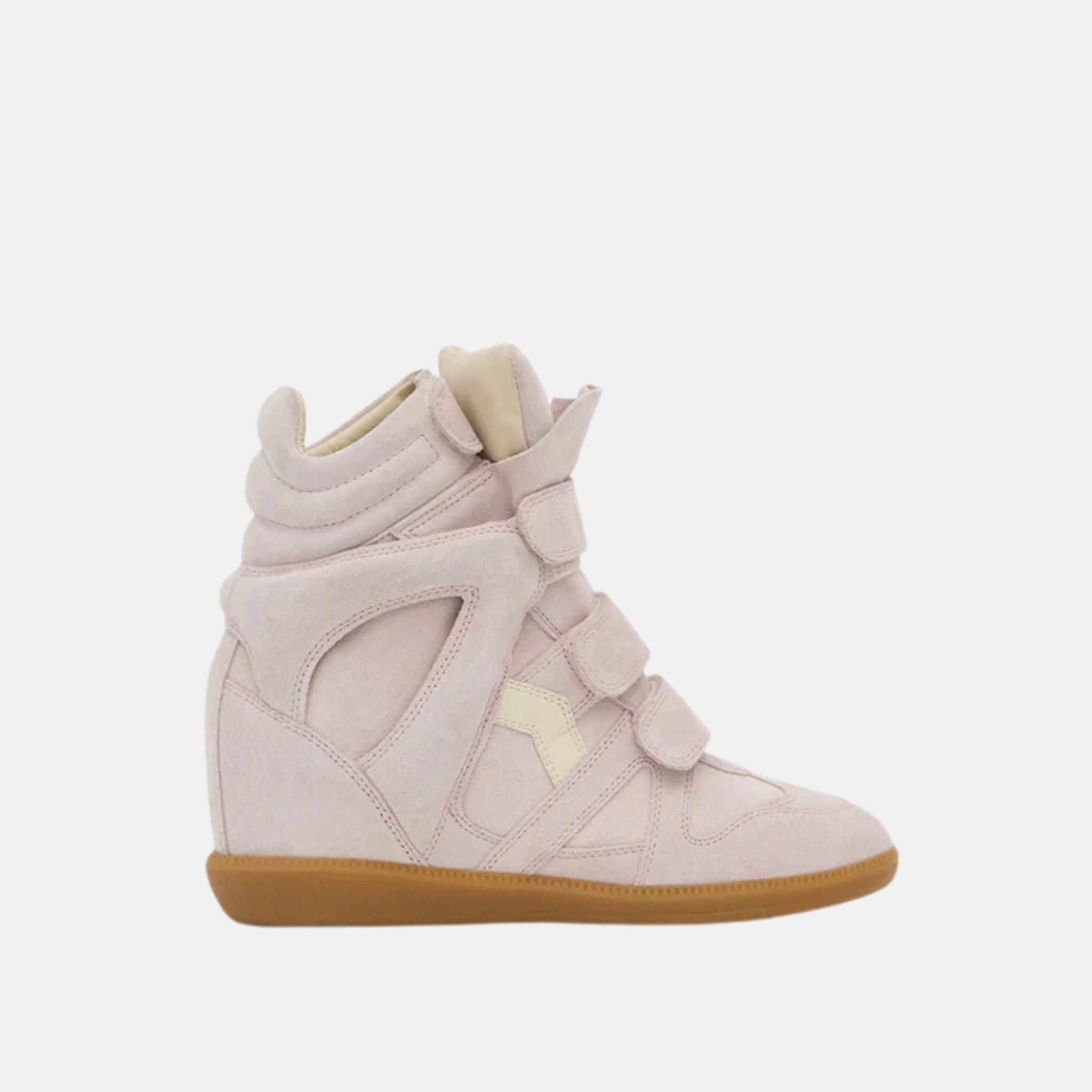 Bekett Leather Wedge Sneakers