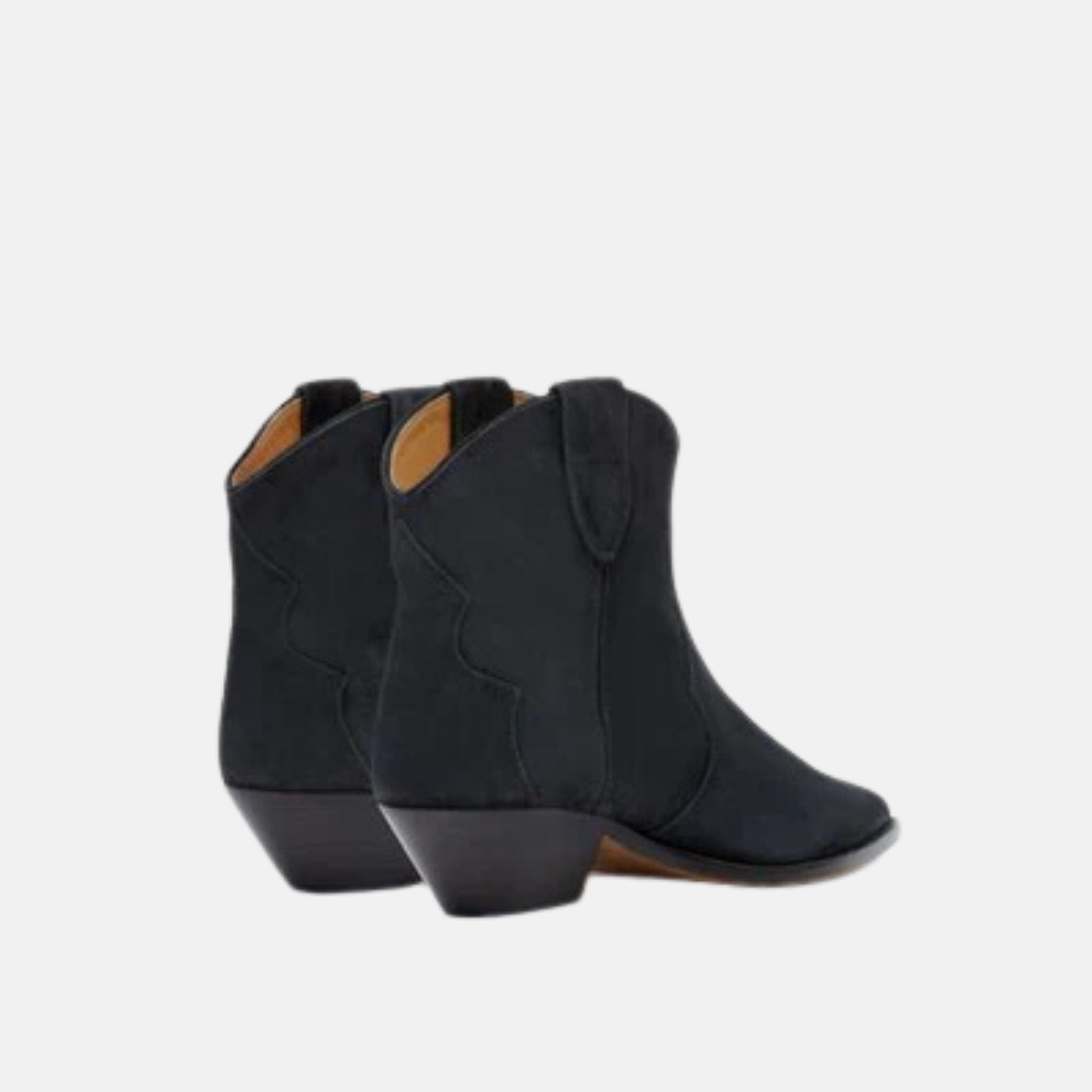 Dewina Cowboy Boots In Suede Calfskin Leather