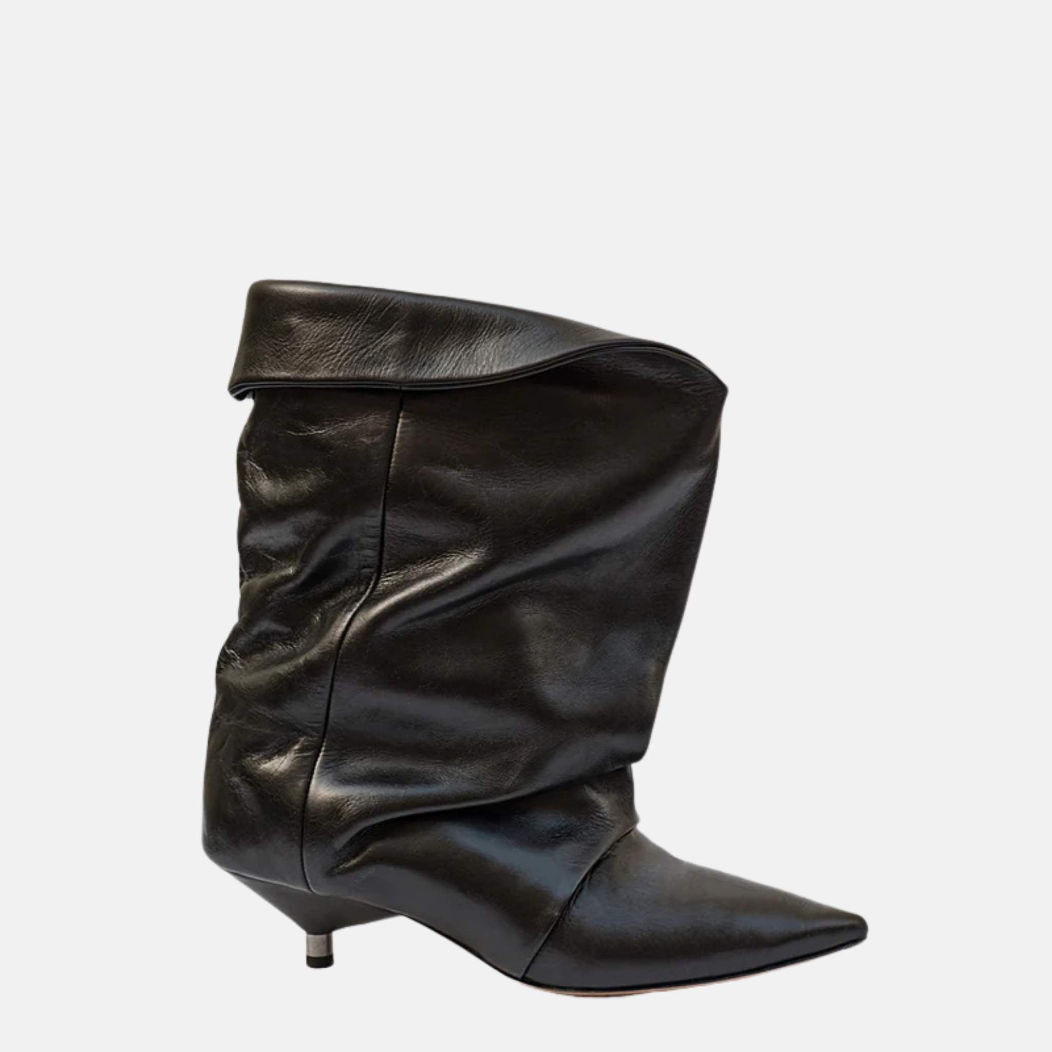 Edrik High Heeled Draped Boots