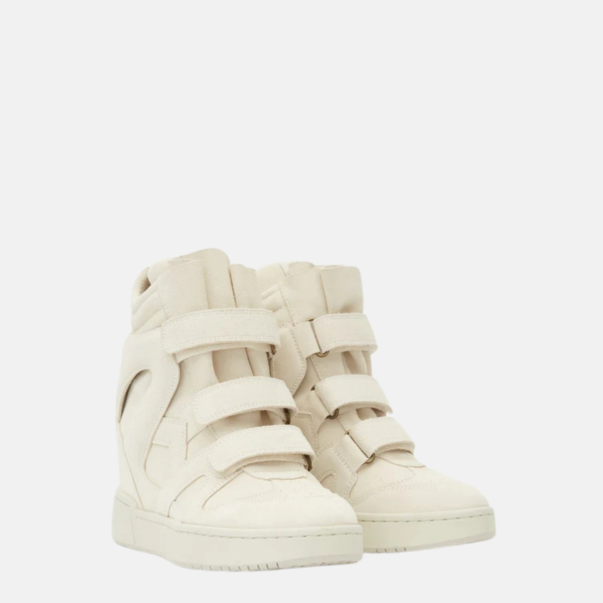 IM3 High Top Wedge Sneakers In Leather