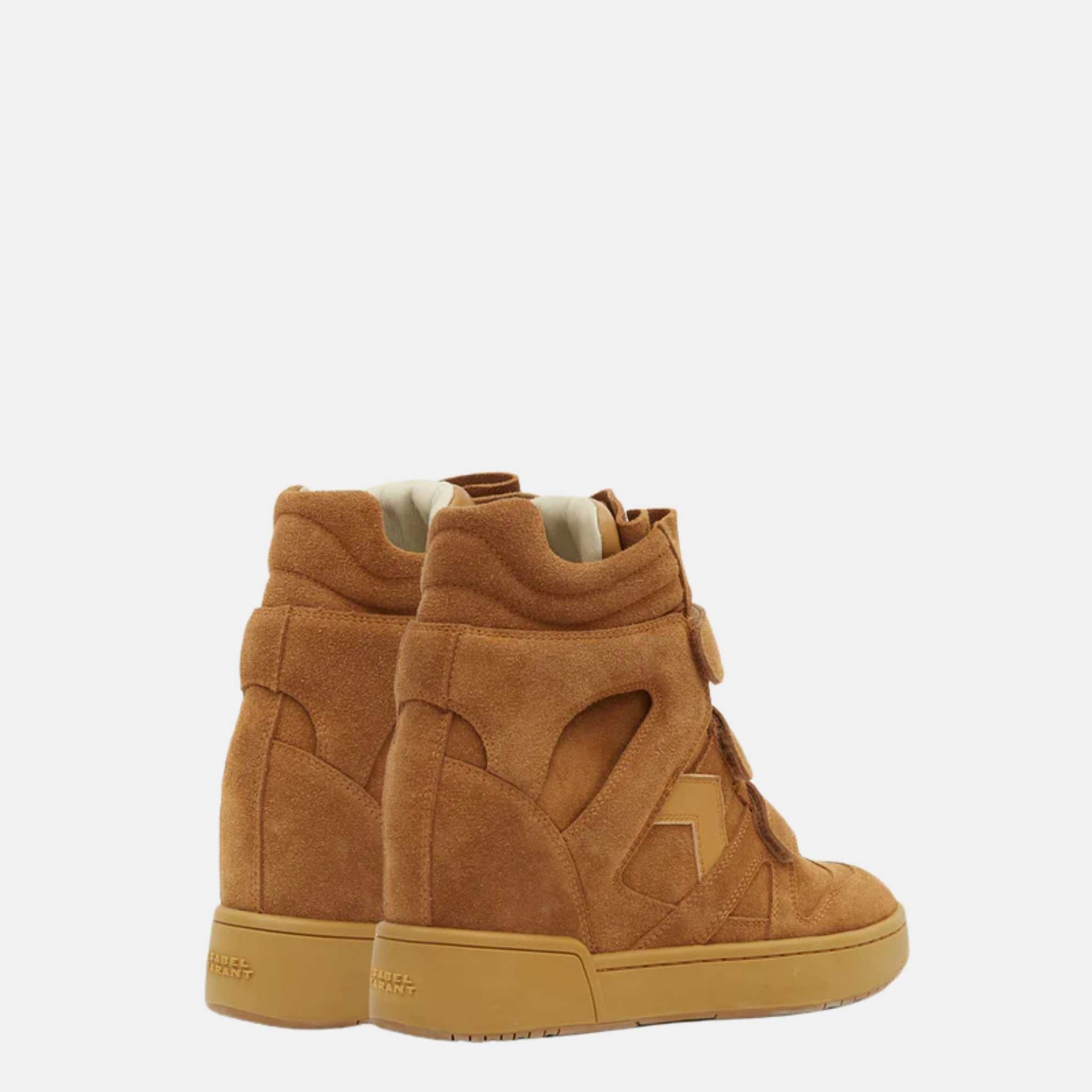 IM3 High Top Wedge Sneakers In Leather