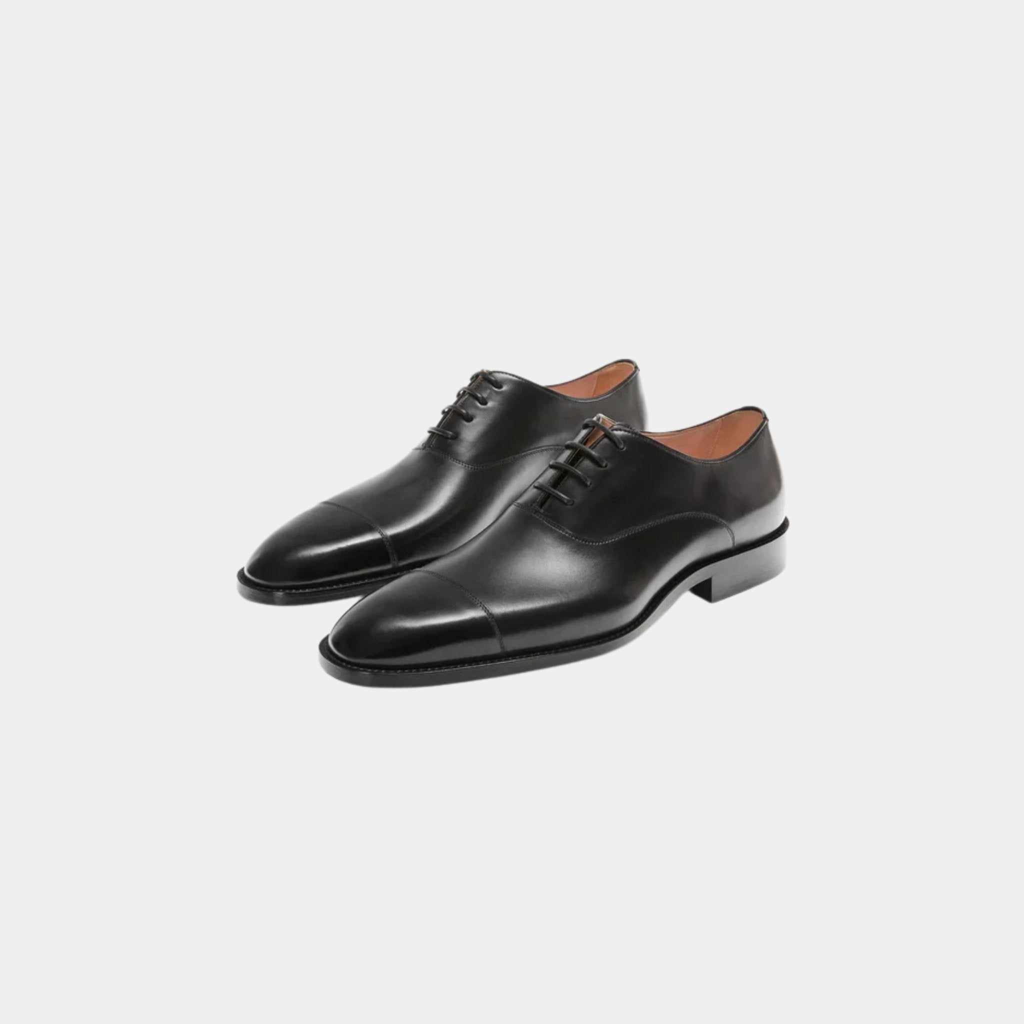 Crown Oxford In Shiny Calfskin