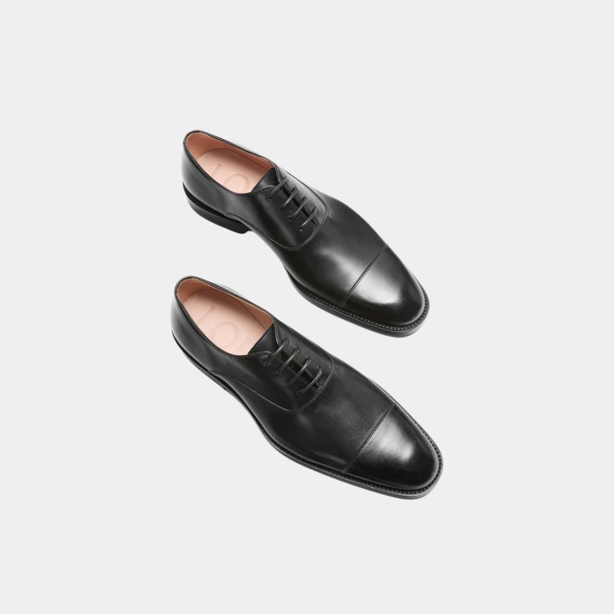 Crown Oxford In Shiny Calfskin