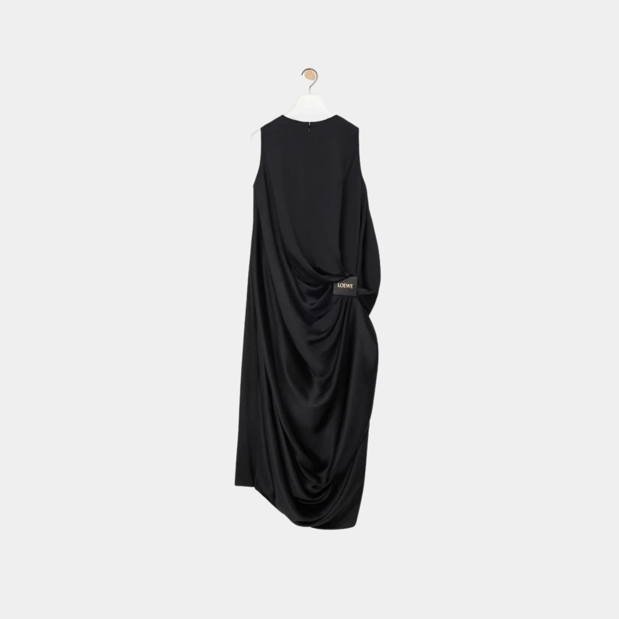 Draped Dress in Silk