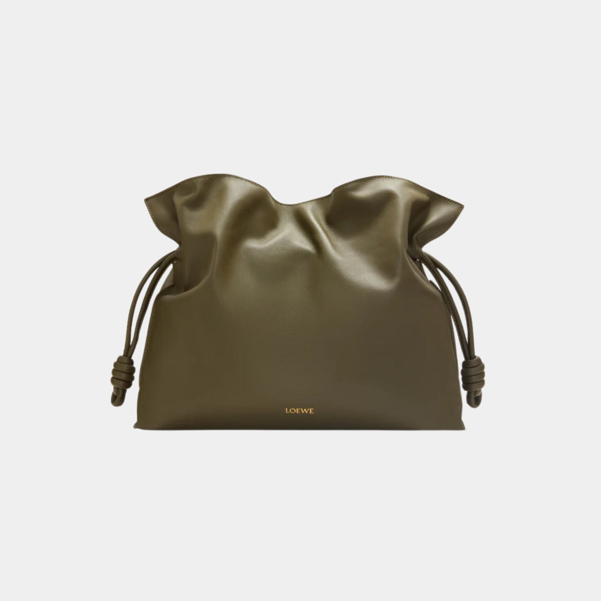 Large Flamenco Clutch Nappa Calf Leather