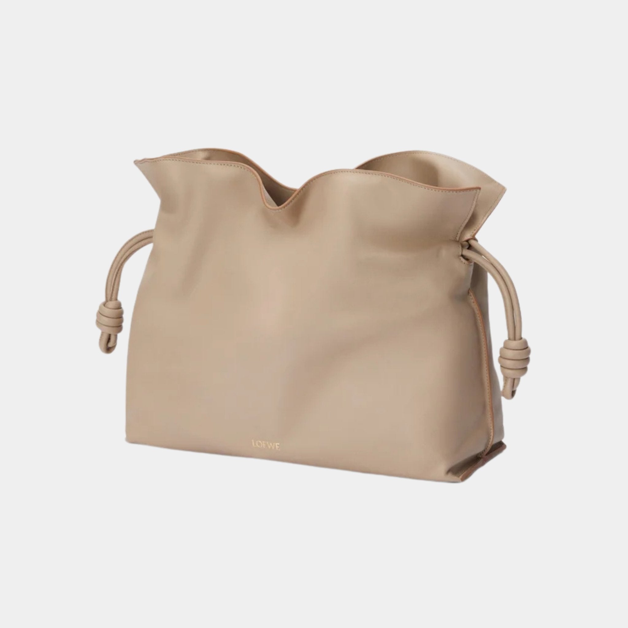 Large Flamenco Clutch Nappa Calf Leather