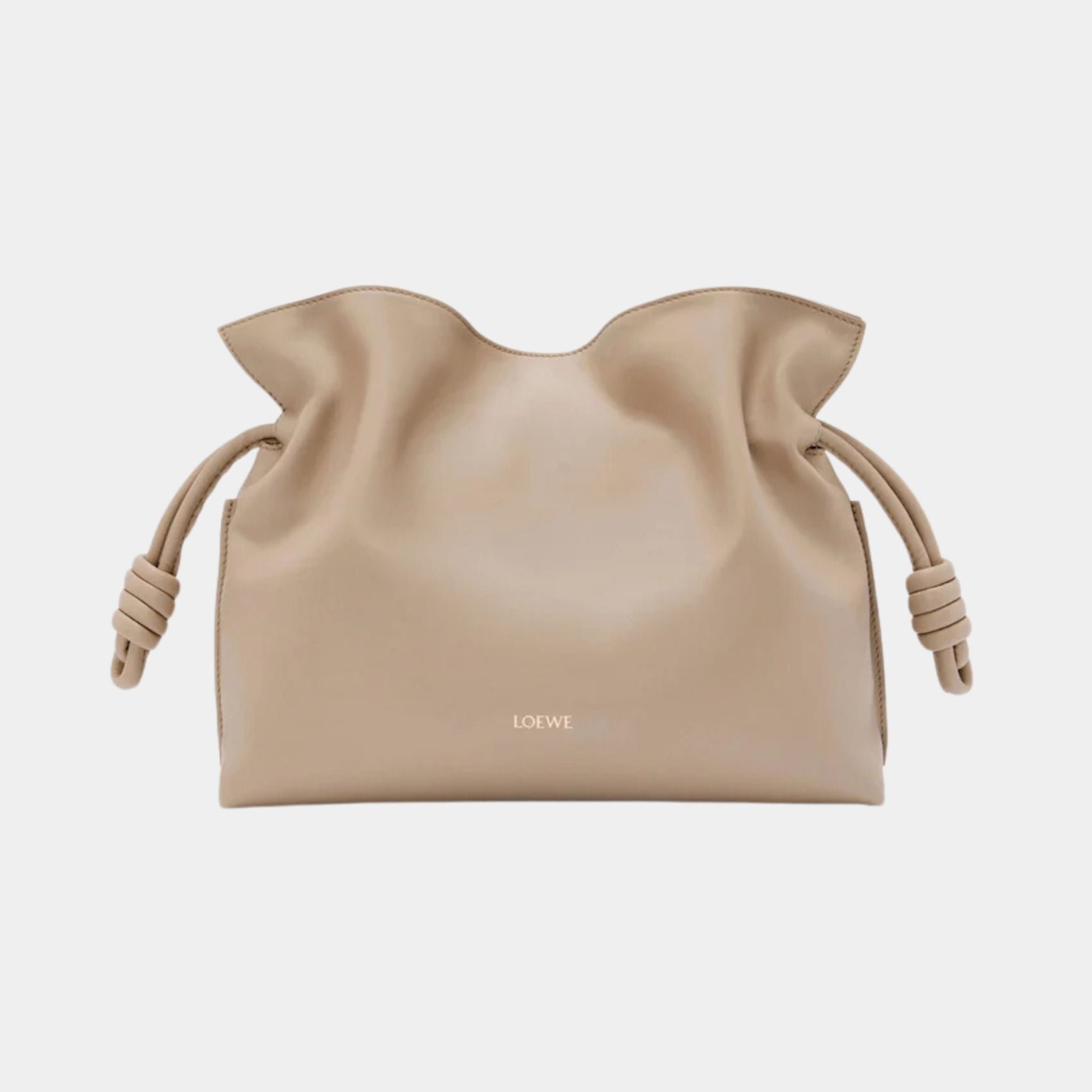 Medium-sized Flamenco Clutch Nappa Calf Leather