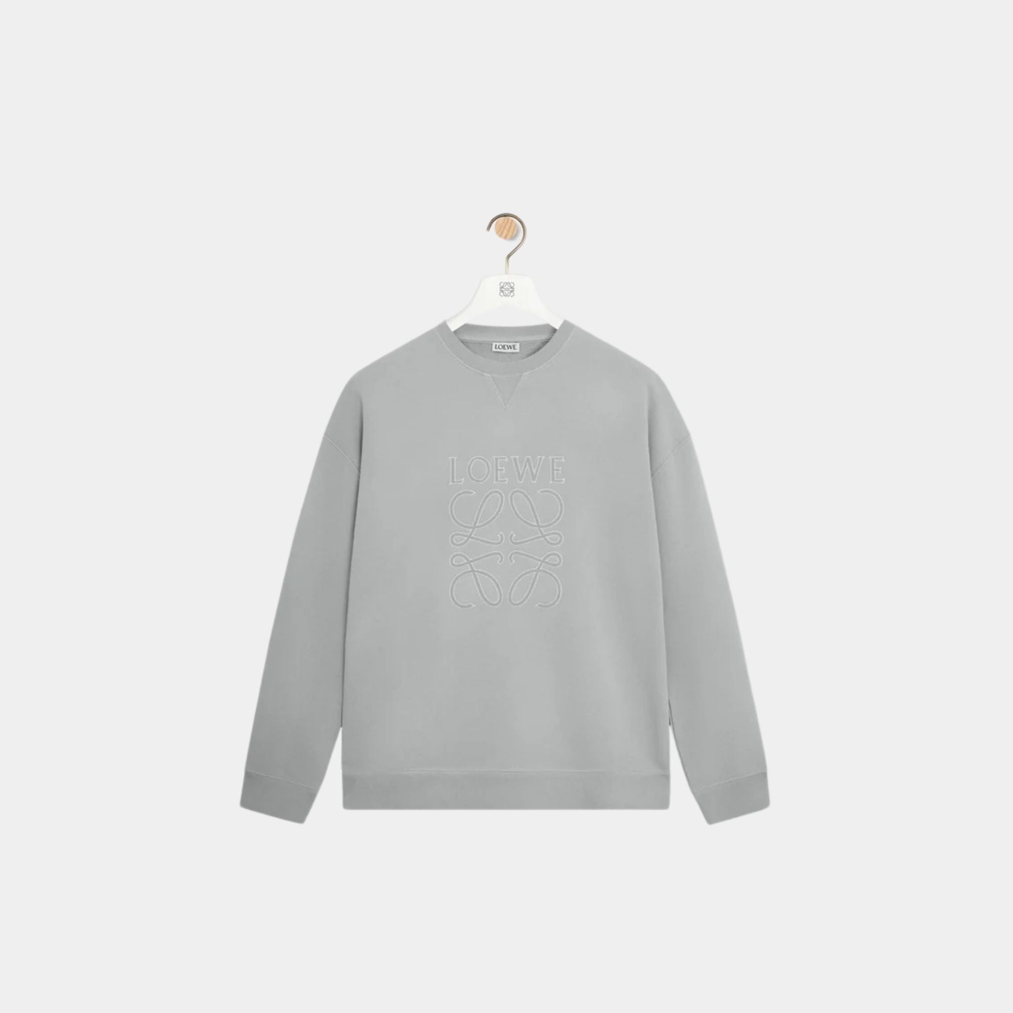 Regular Fit Sweatshirt in Cotton with LOEWE Anagram Applique