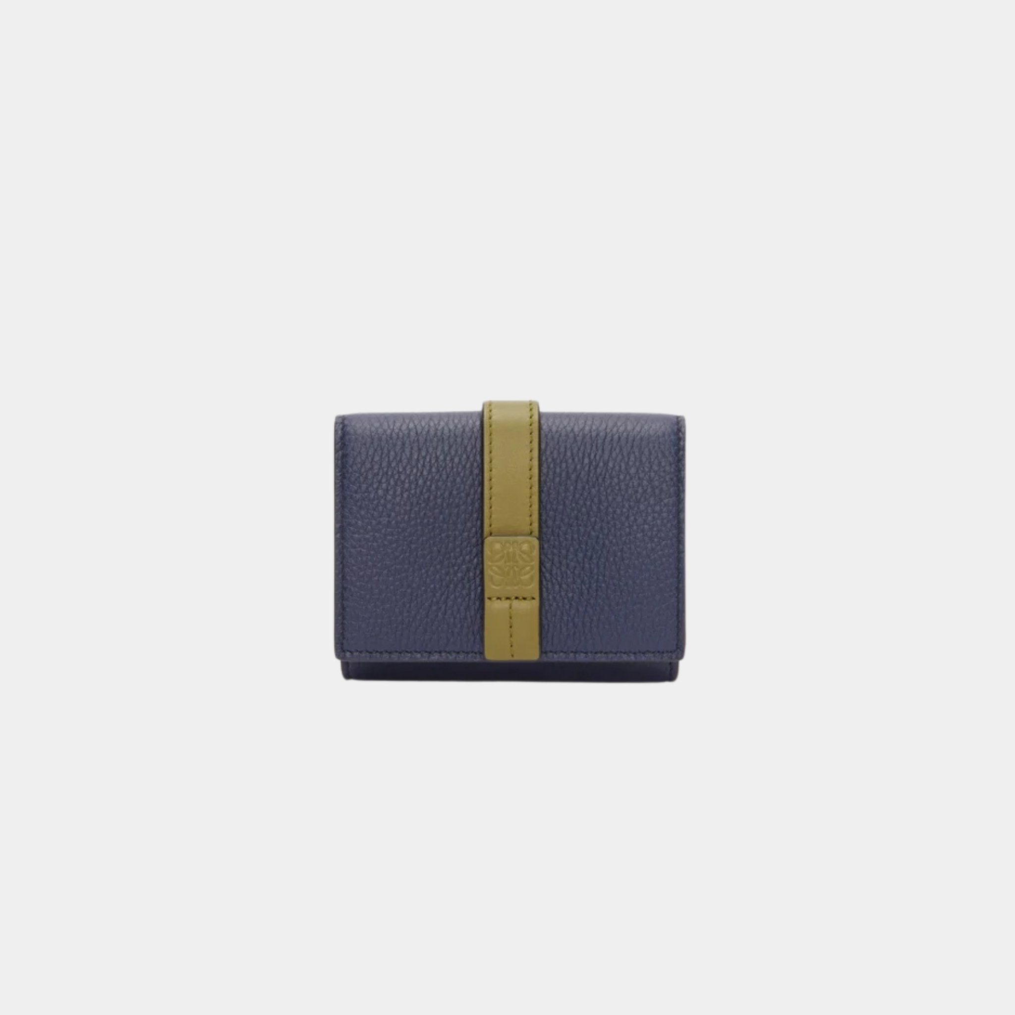 Trifold Wallet In Soft Grained Calfskin
