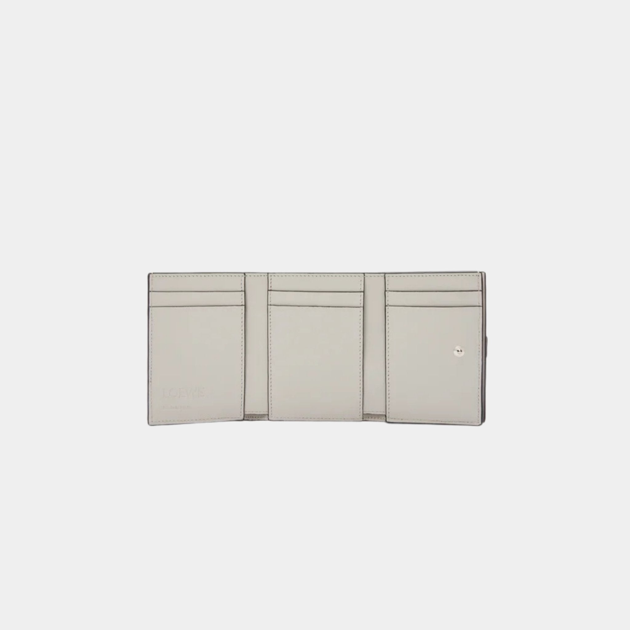 Trifold Wallet In Soft Grained Calfskin