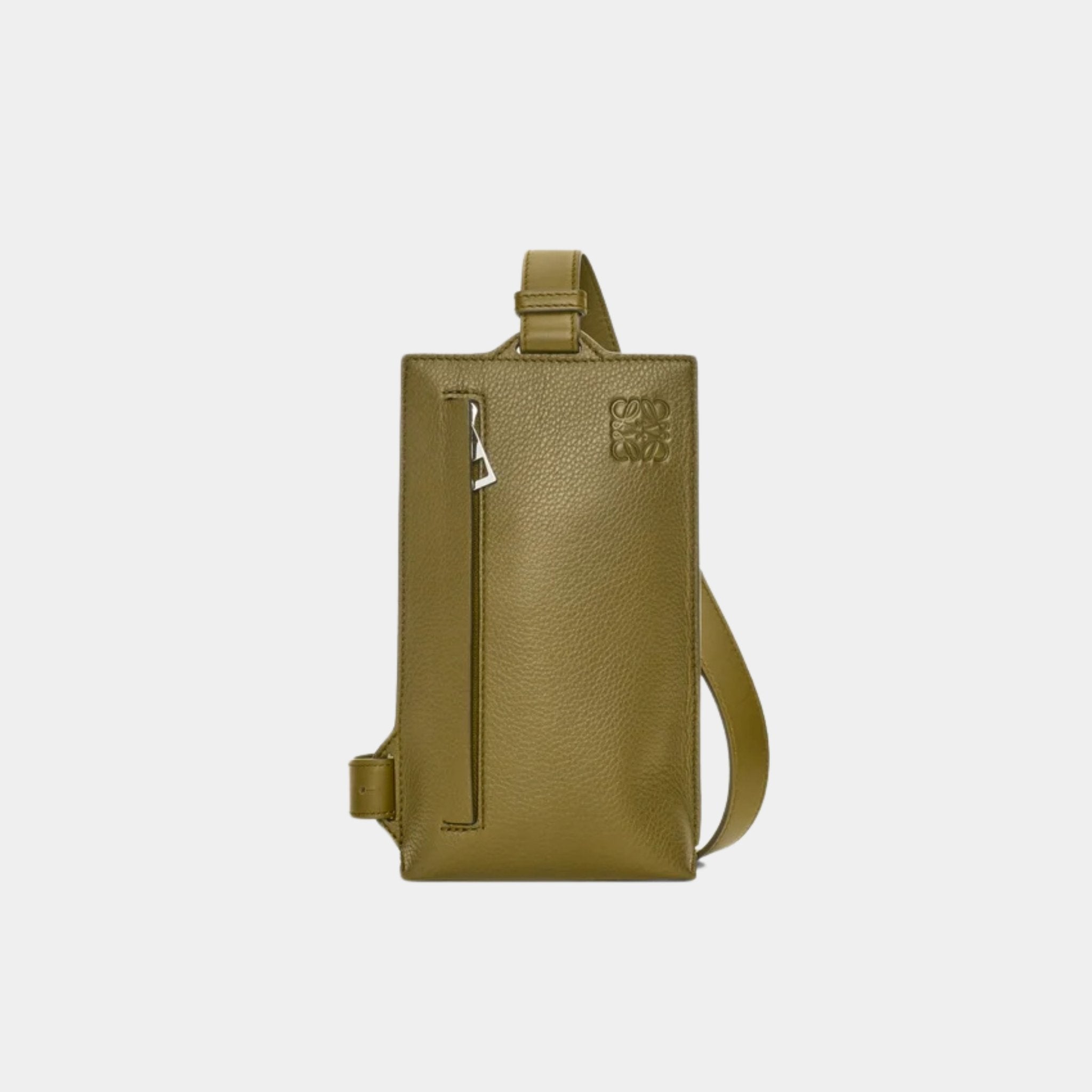 Vertical T-bag Soft Grained Calfskin