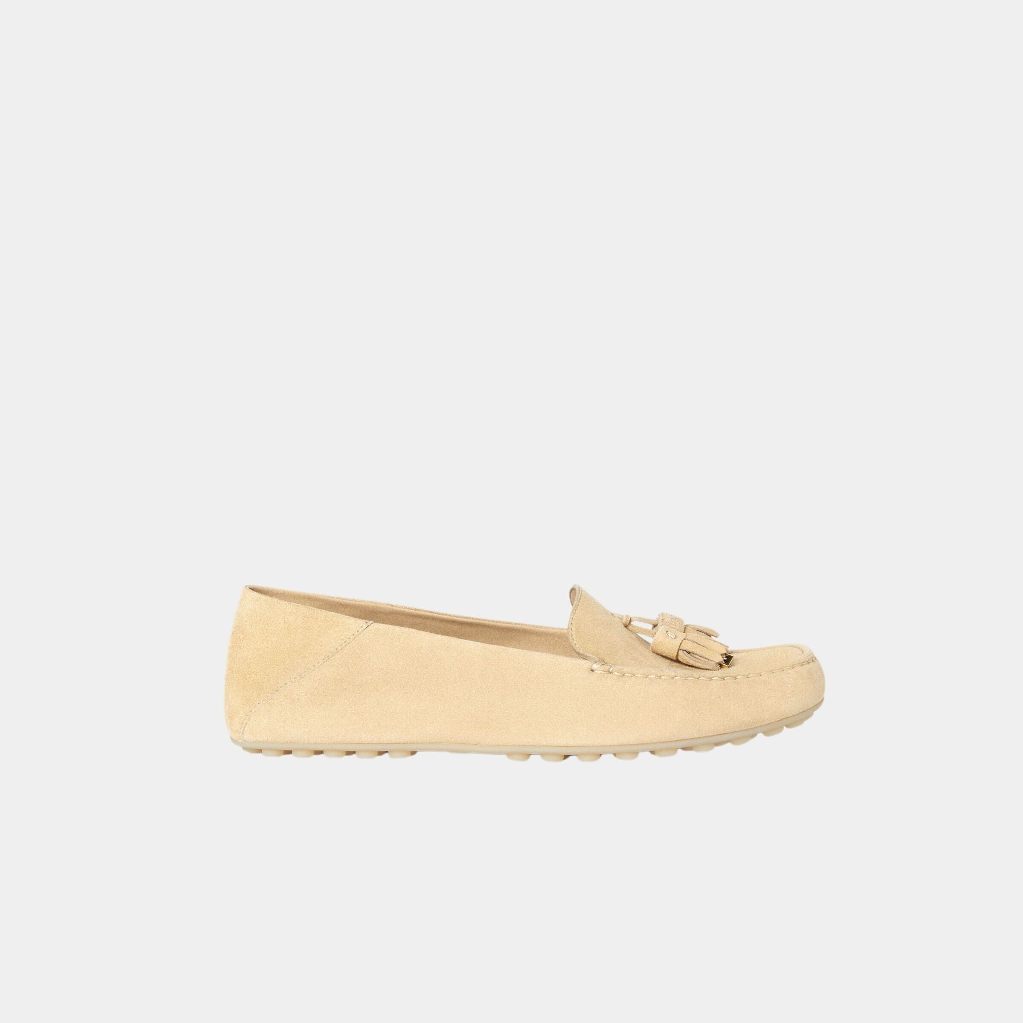 Dot Sole Walk Loafer Suede Goatskin
