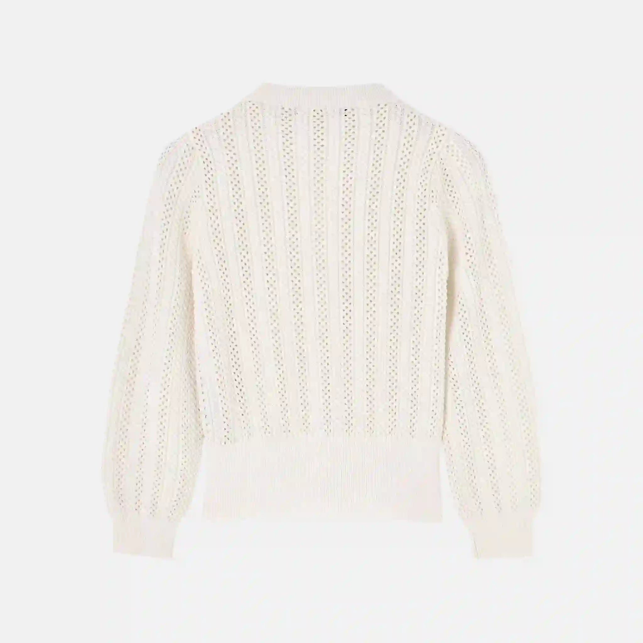Kids Cherie Cardigan in Virgin Wool Silk Cashmere