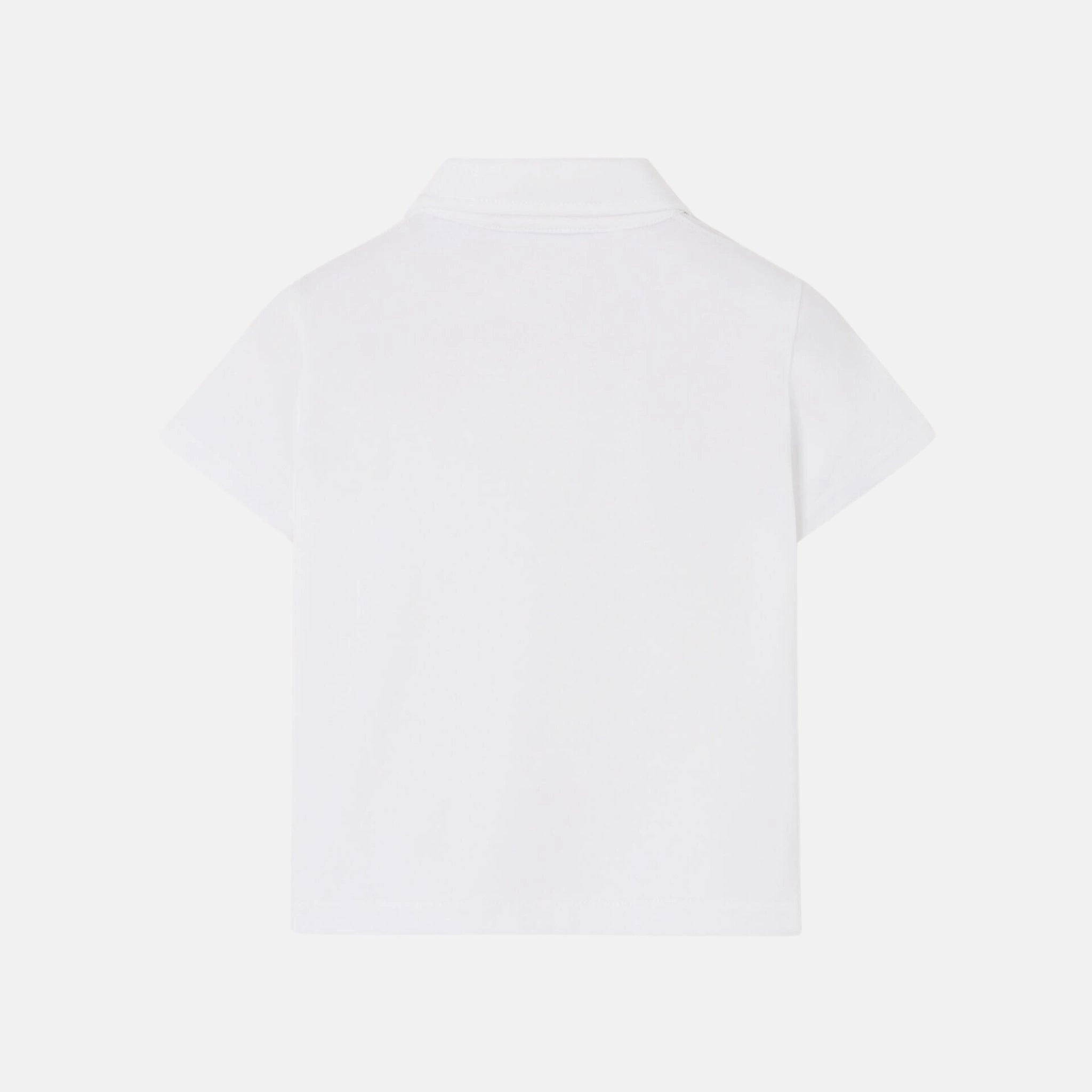 Kids My T Open Polo Shirt Cotton