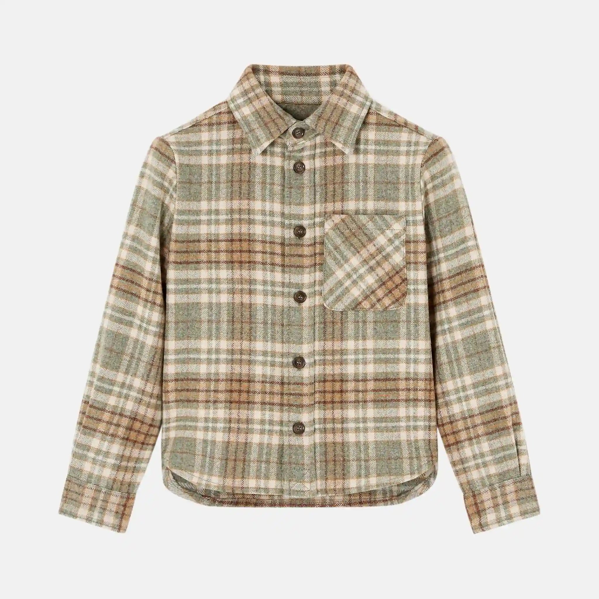 Kids Ugo Shirt In Wish Wool And Cashmere