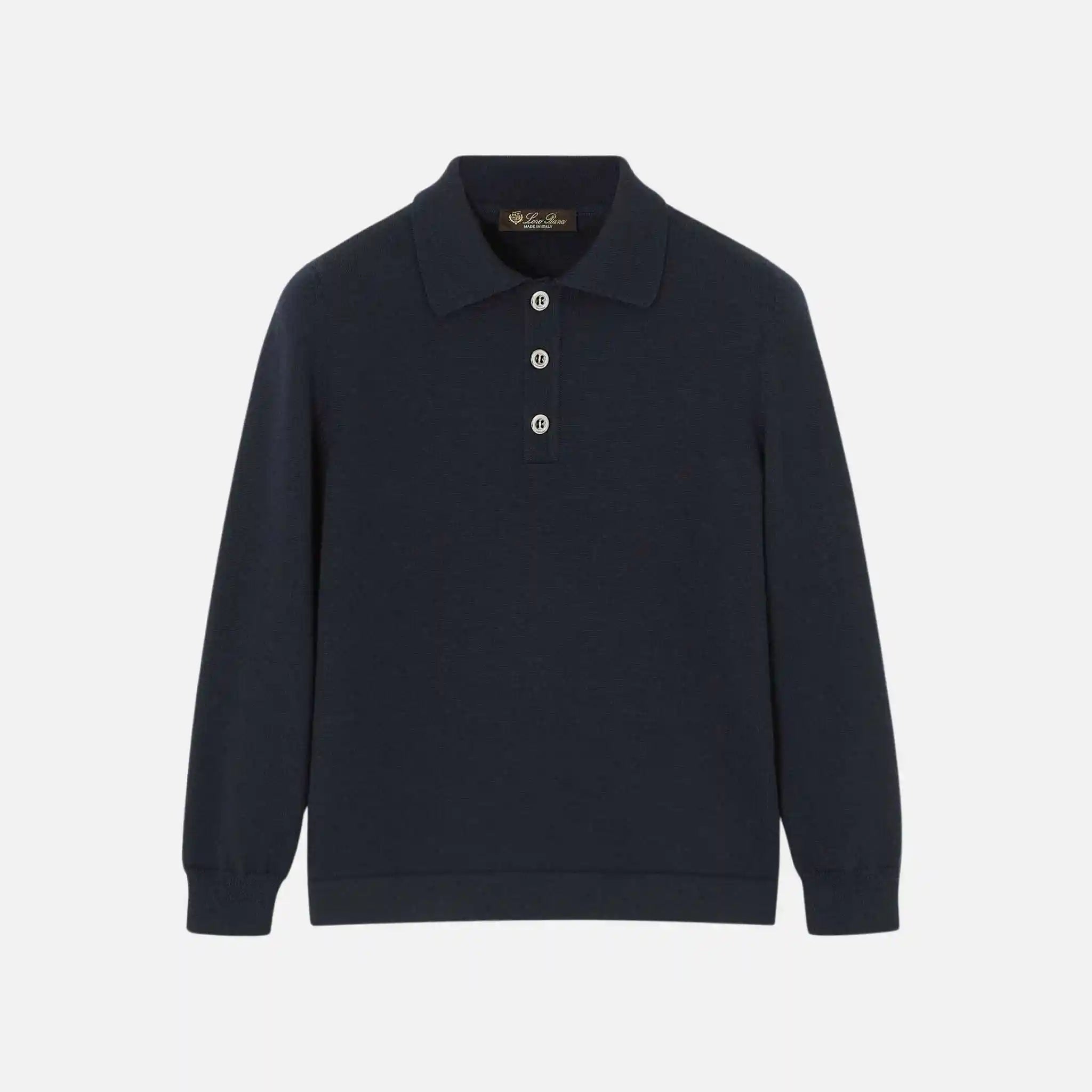 Kids Wonderland Polo Jumper in Wish Wool