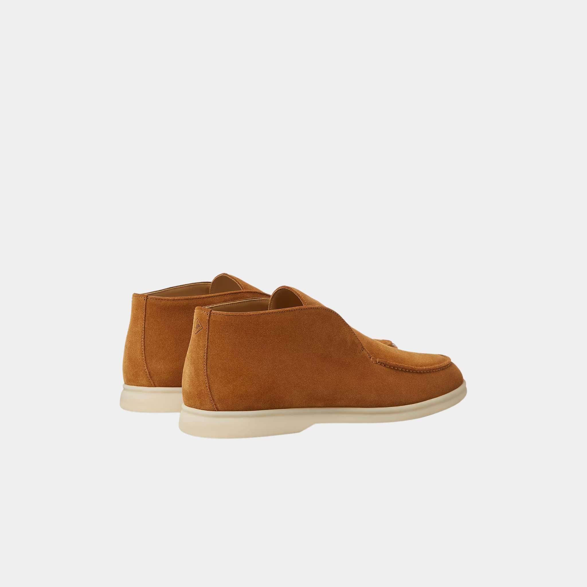 Open Walk Ankle Boots Suede