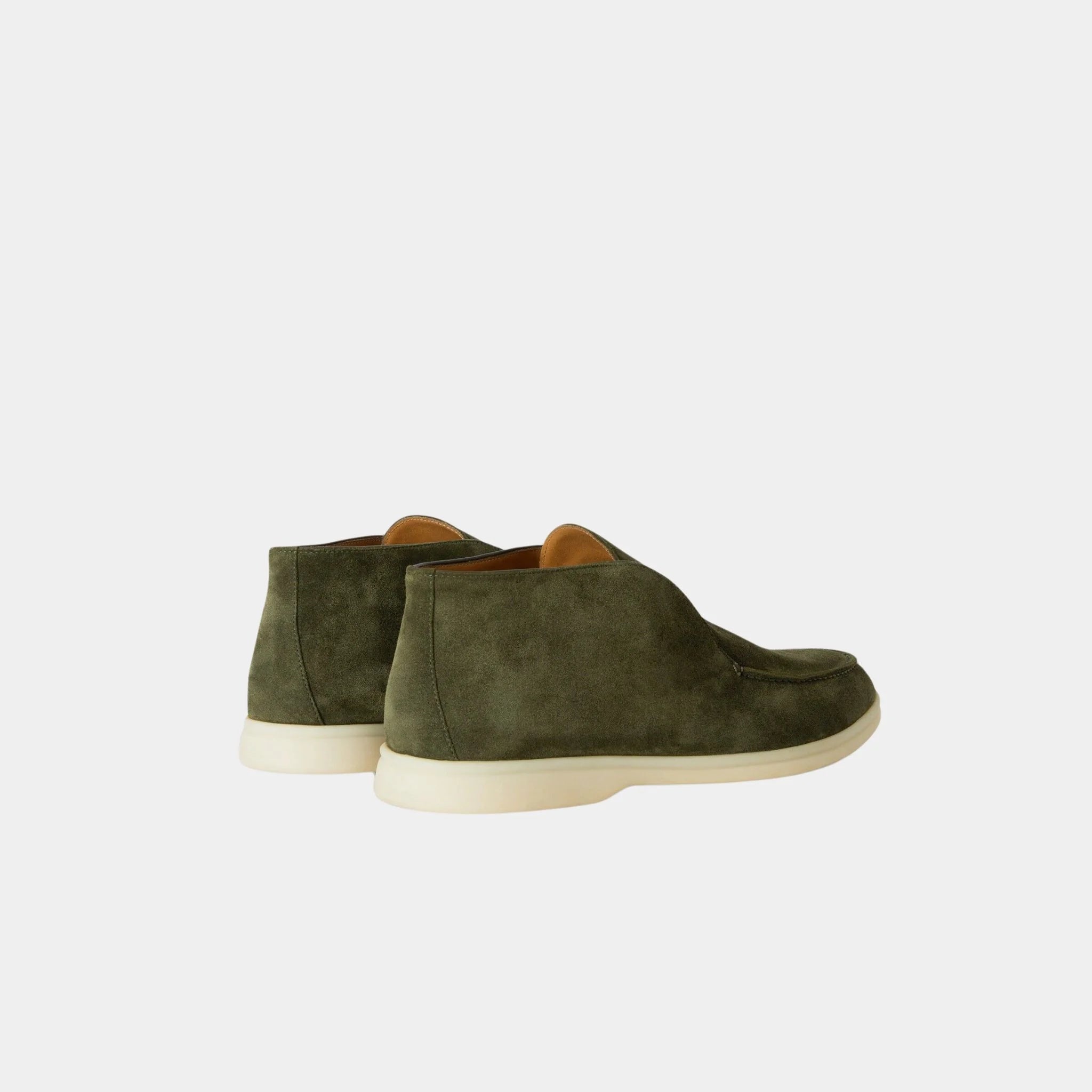 Open Walk Ankle Boots Suede