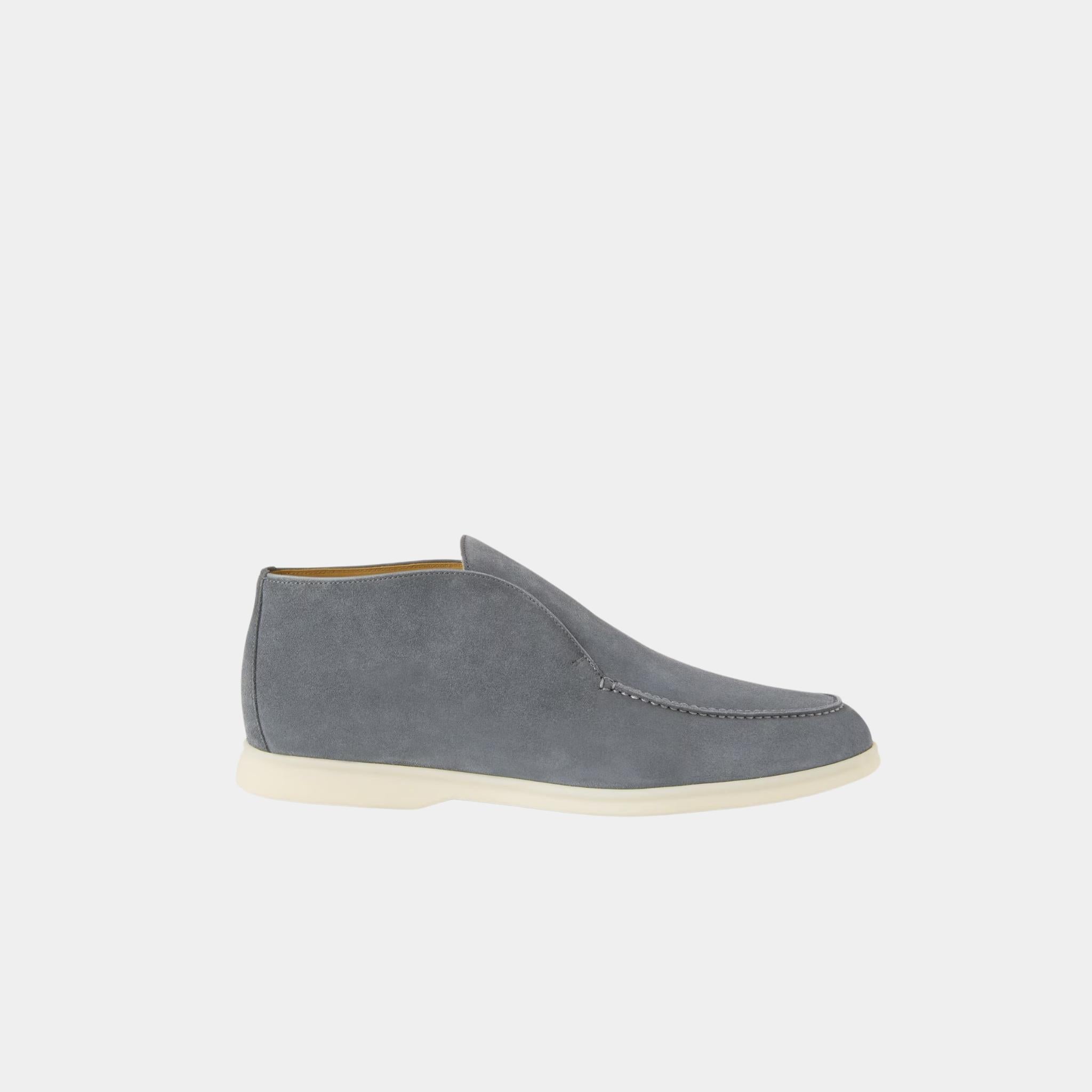 Open Walk Ankle Boots Suede