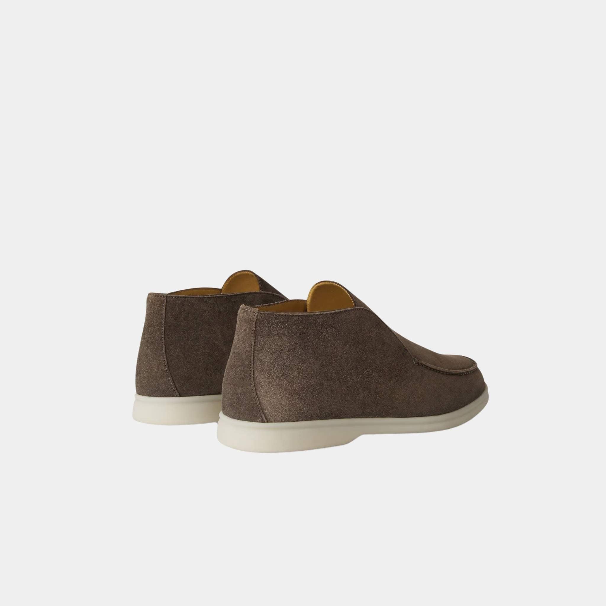 Open Walk Ankle Boots Suede